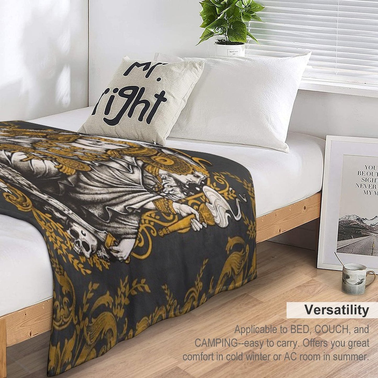 IBERIAN HECATE Machine-washable Throw Blanket