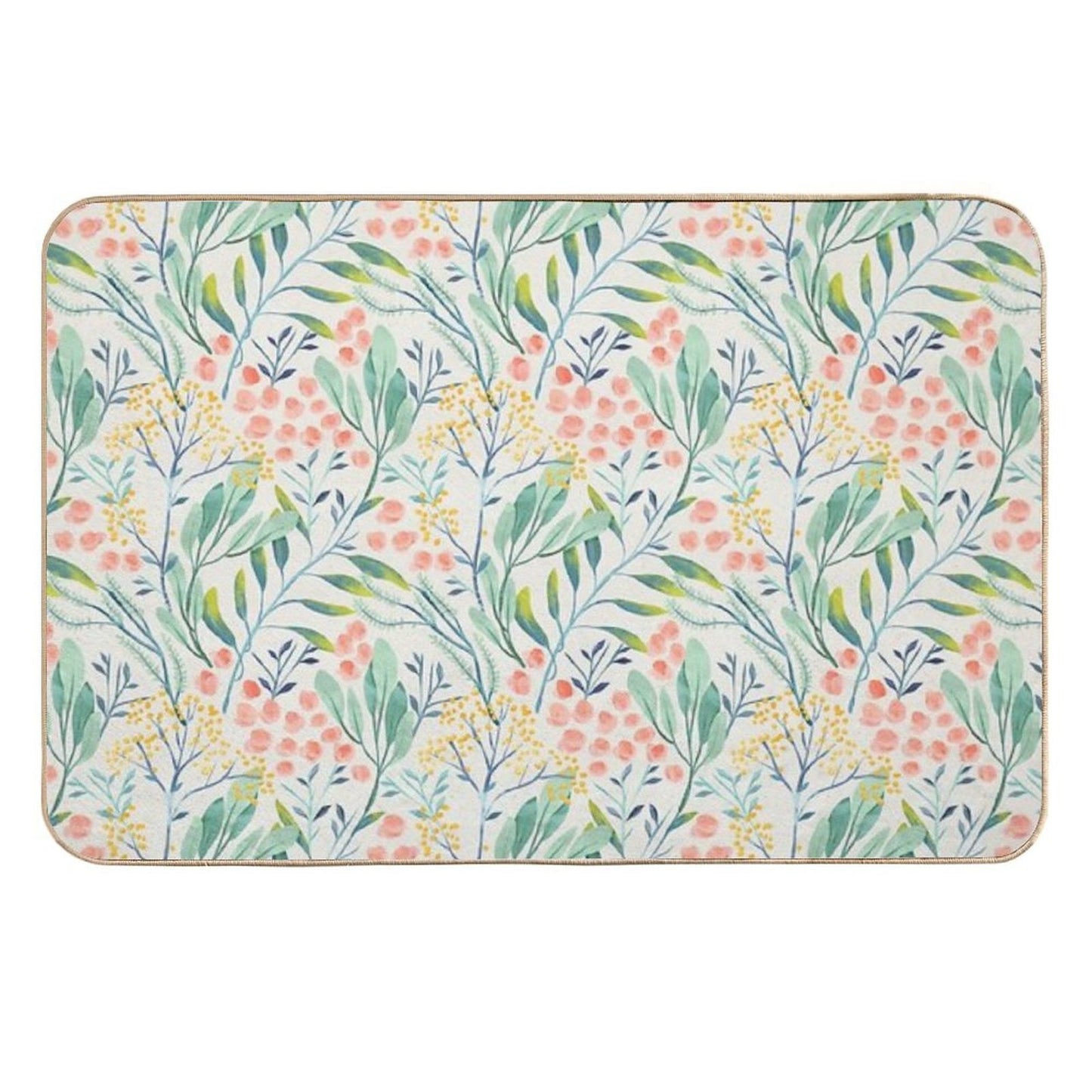 Botanical Garden Fade-Resistant Bath Mat
