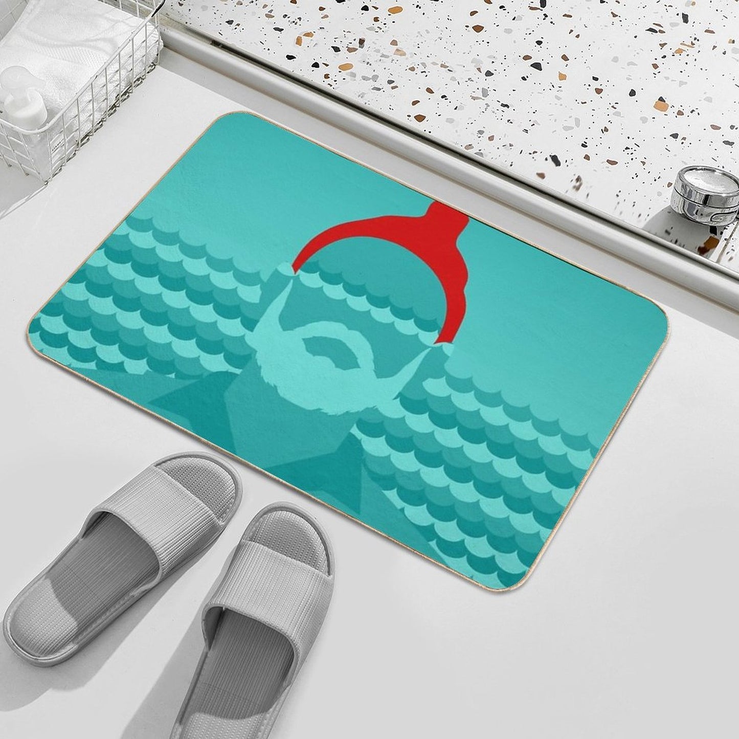 The Life Aquatic with Steve Zissou Fade-Resistant Bath Mat