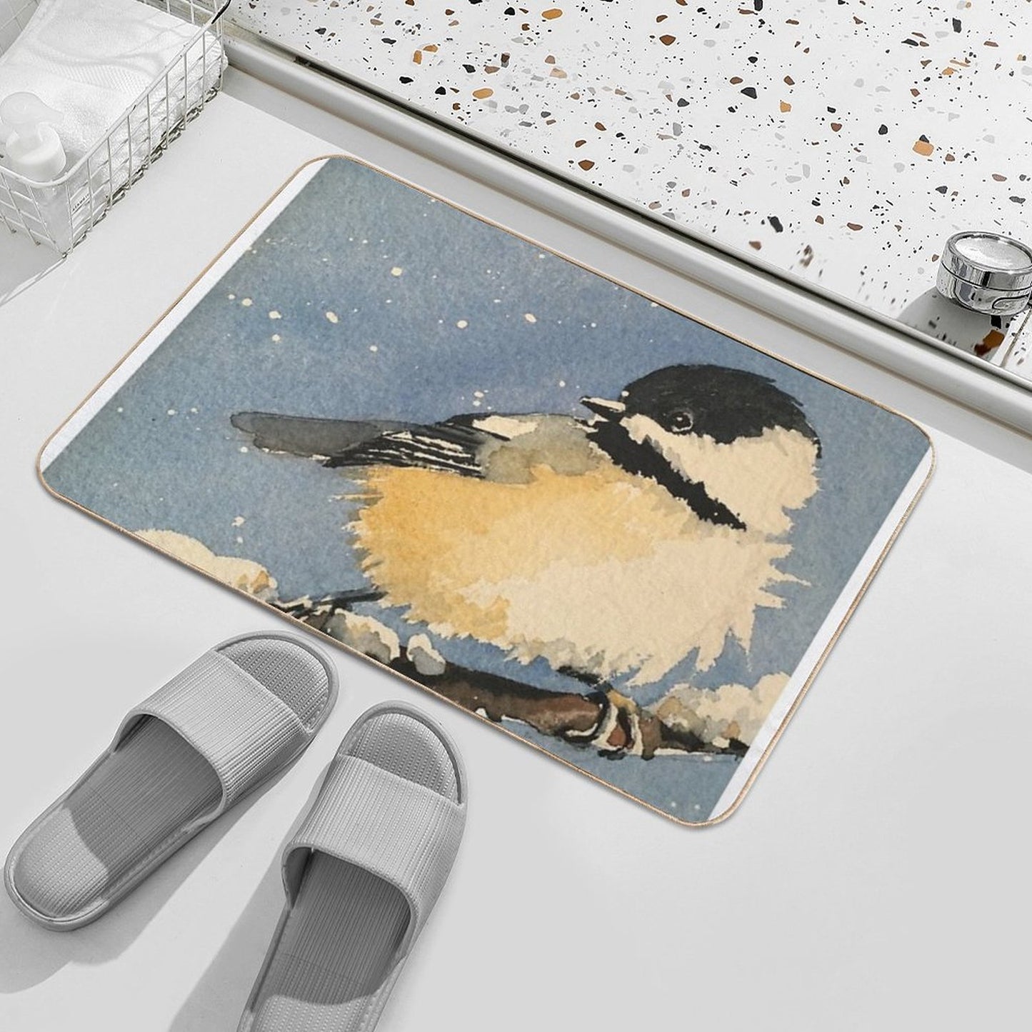 Solo Chick  Slip-Resistant Bath Mat
