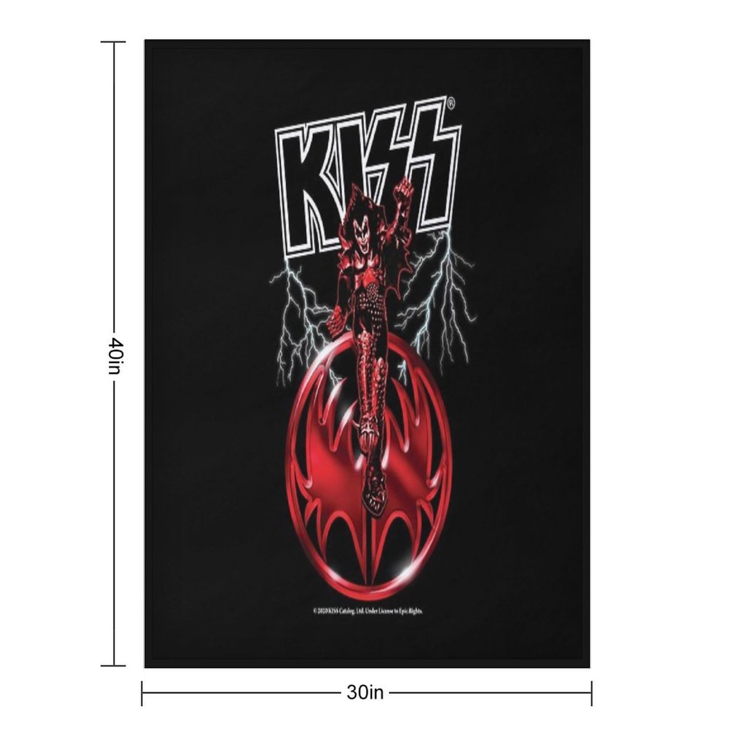 Kiss Band - Demon All-season Throw Blanket