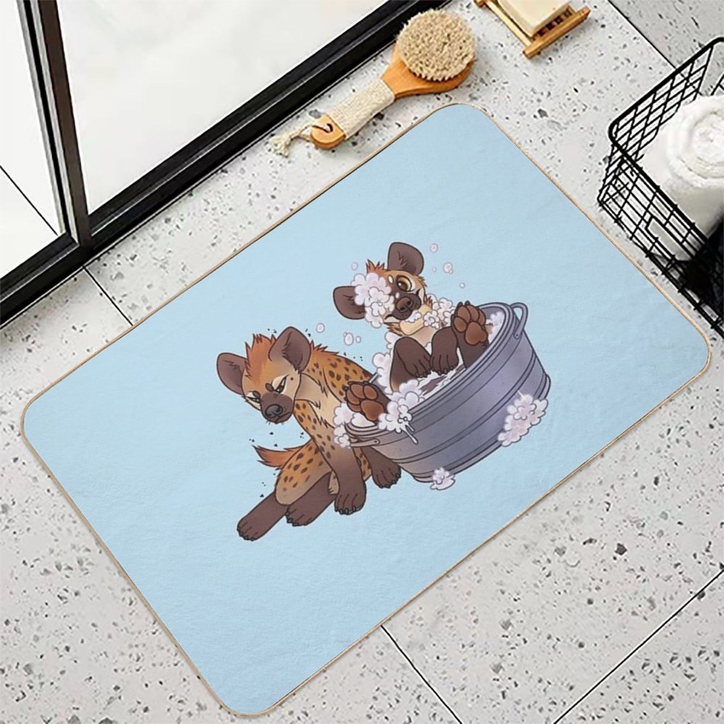 Wash Your Yeens! Fade-Resistant Bath Mat