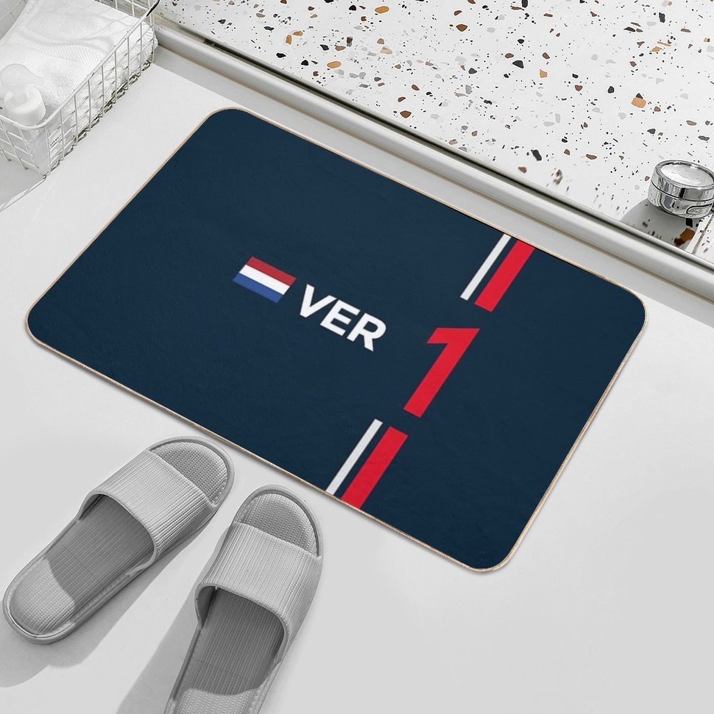 F1 2022 - #1 Verstappen Easy Maintenance Bath Mat
