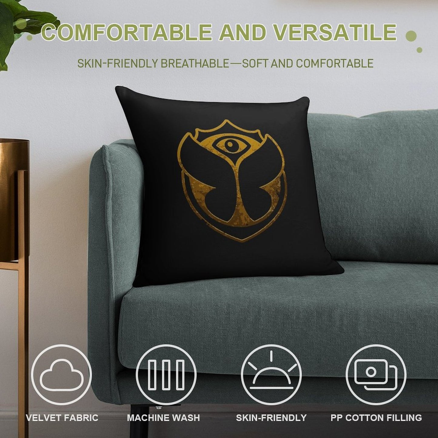 Best Seller Tomorrowland Soft Reinforced Edging Throw Pillow