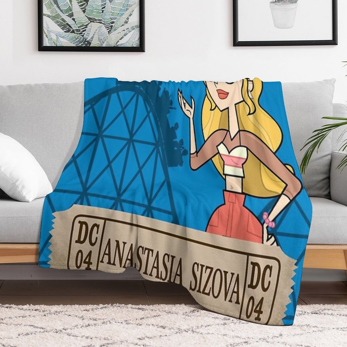 Anastasia Sizova, Disventure Camp Carnival Of Chaos Velvety-soft Throw Blanket