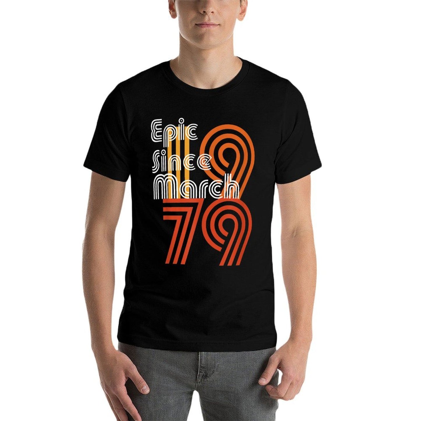 40th Birthday Gift Vintage 1979 T Classic Men Women Trendy Pattern T-Shirt