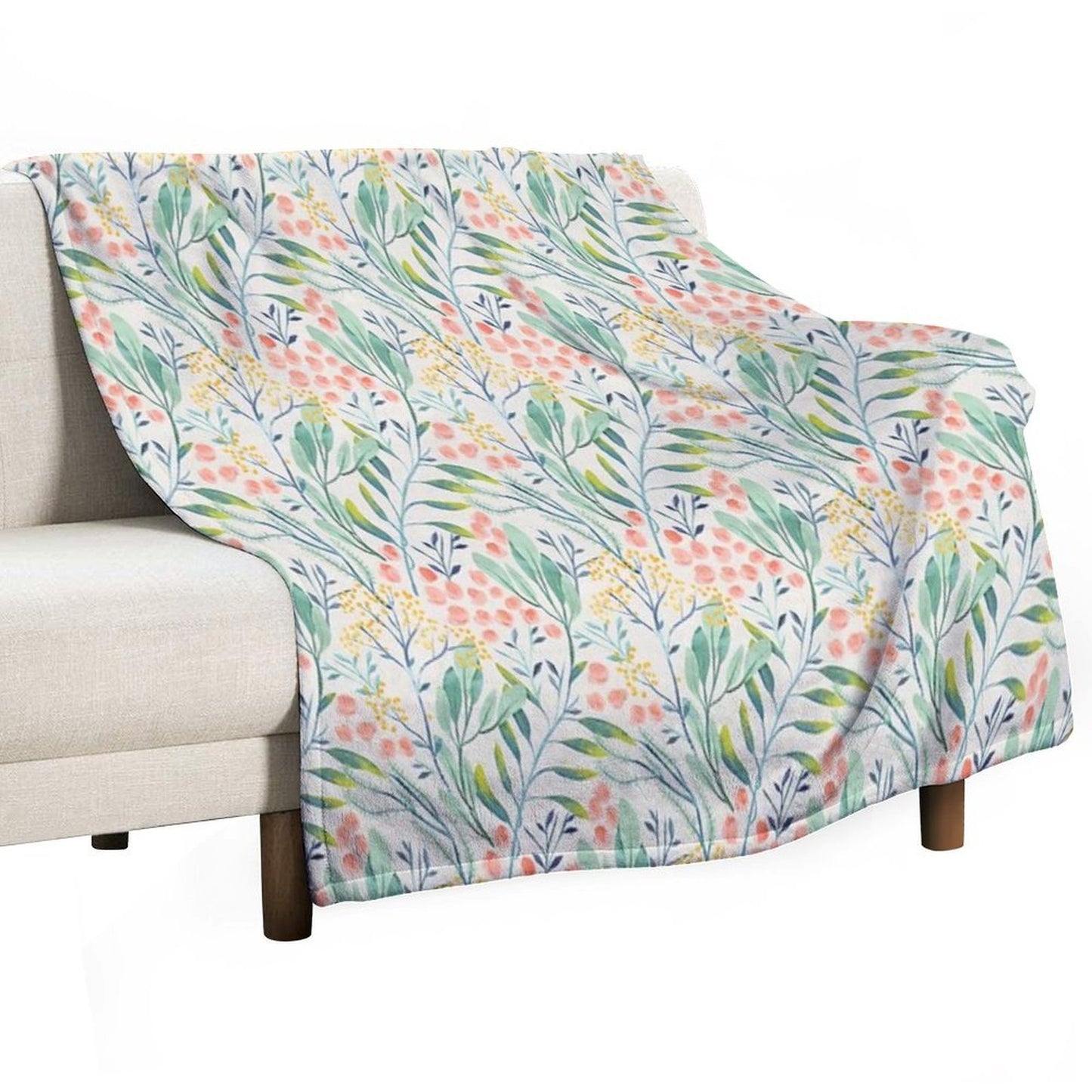 Botanical Garden Compact Throw Blanket