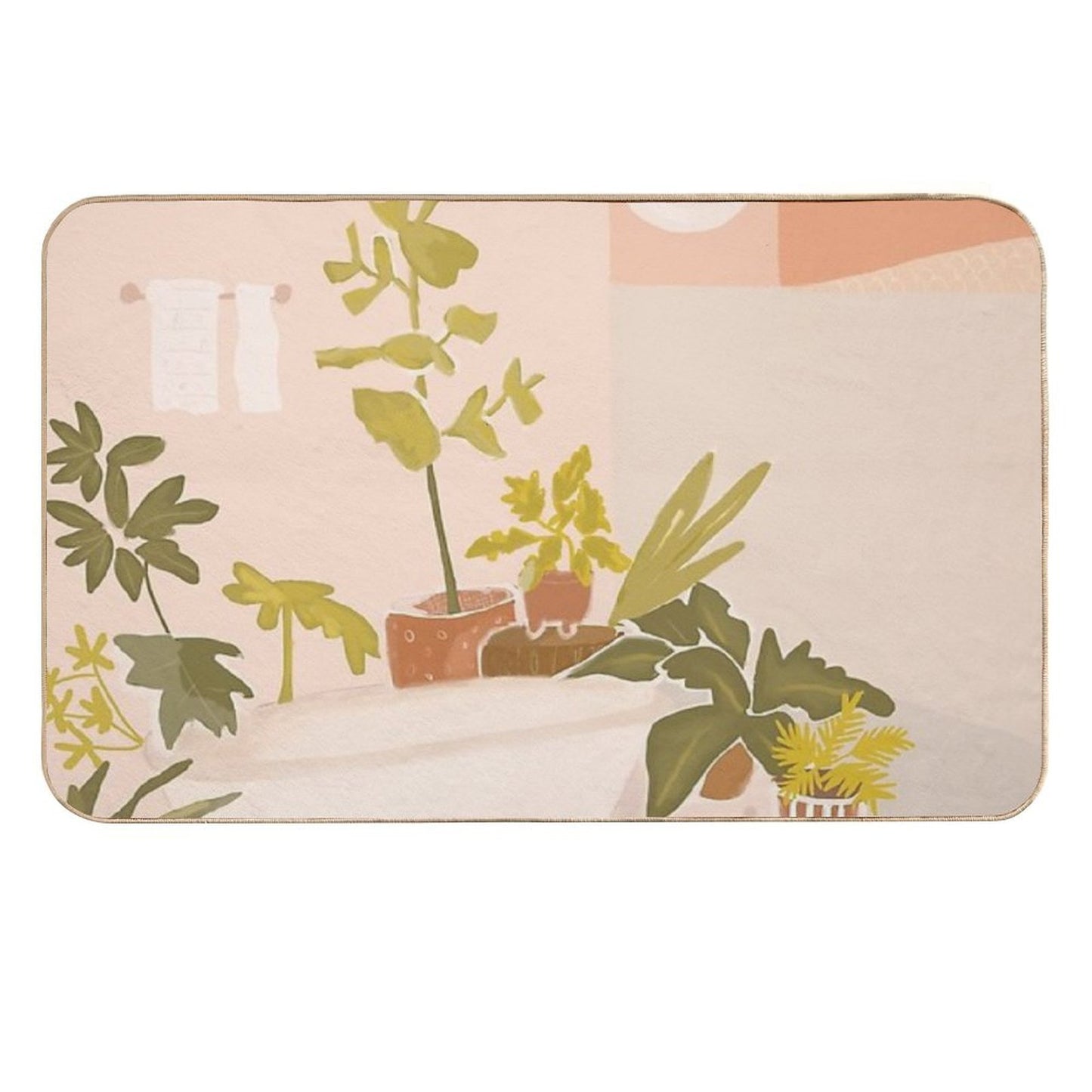 Bathroom  Easy To Clean Bath Mat
