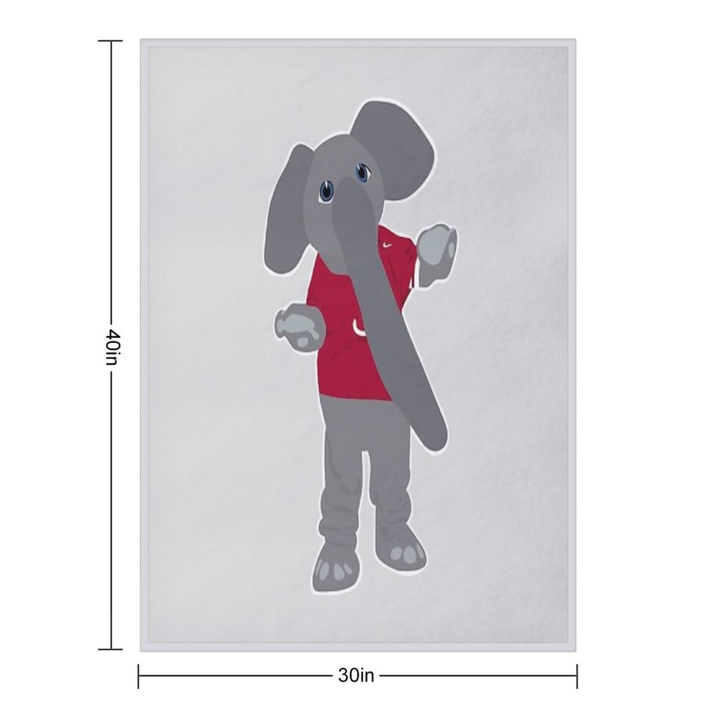 Big Al Sustainable Throw Blanket