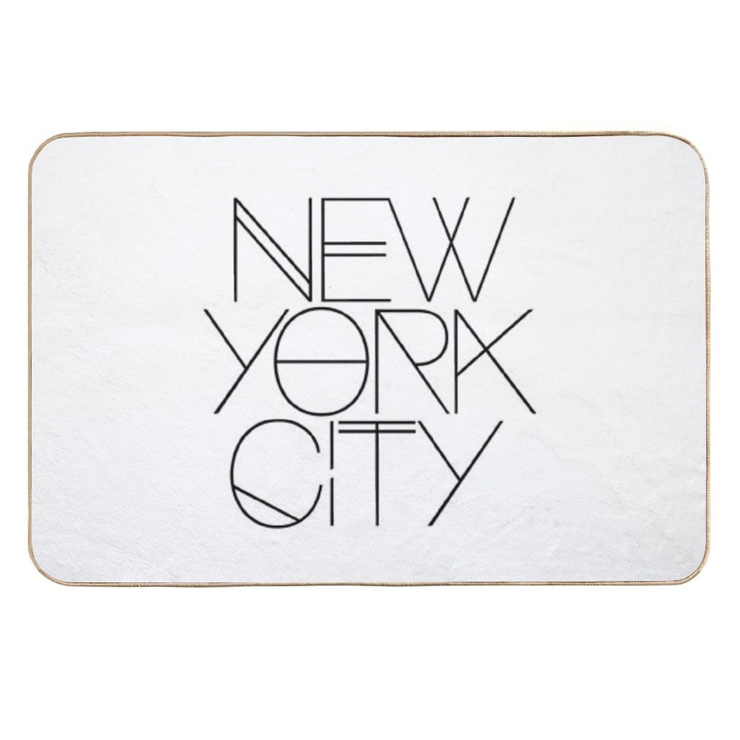 New York City. Eco-Friendly Bath Mat