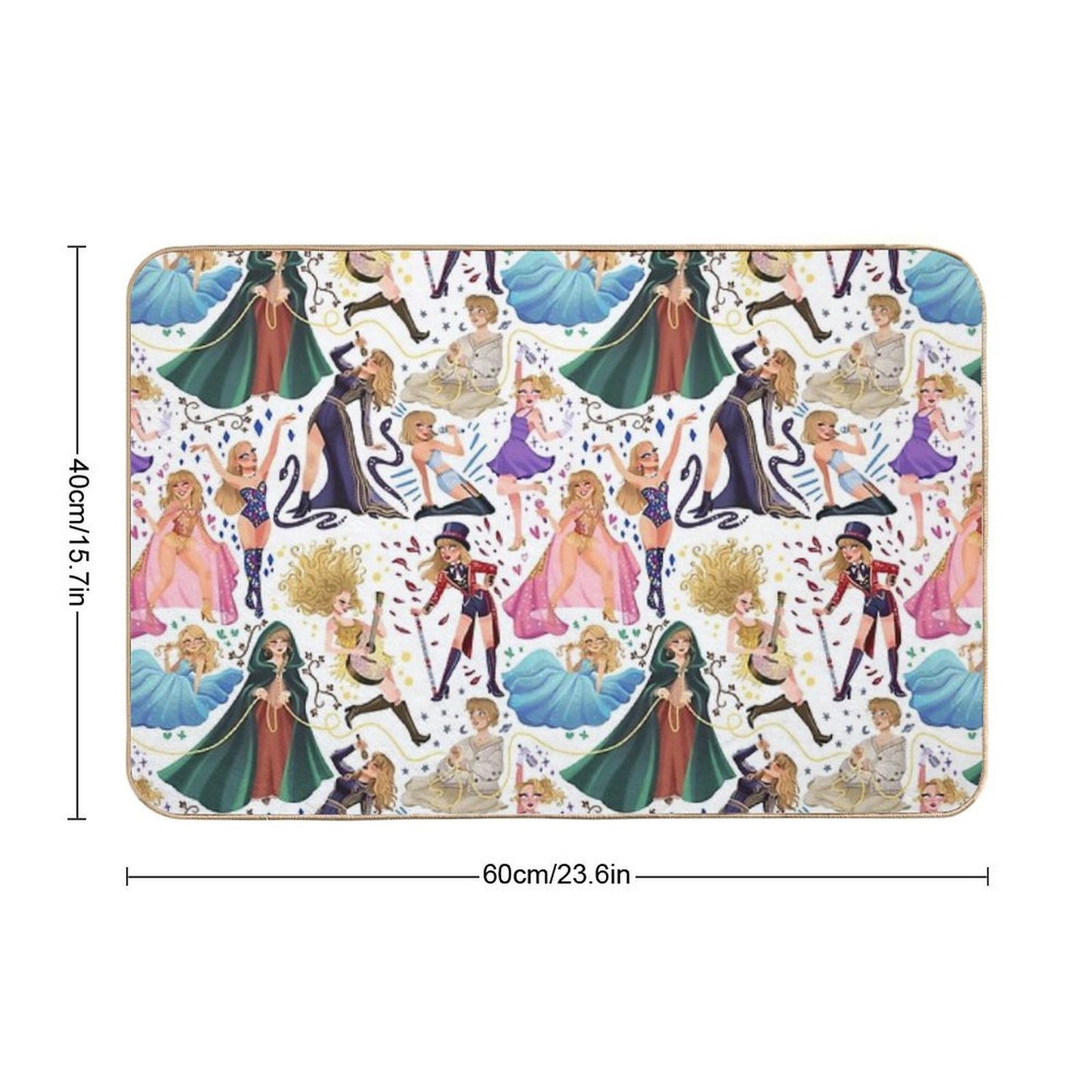 Taylor Eras Durable Bath Mat