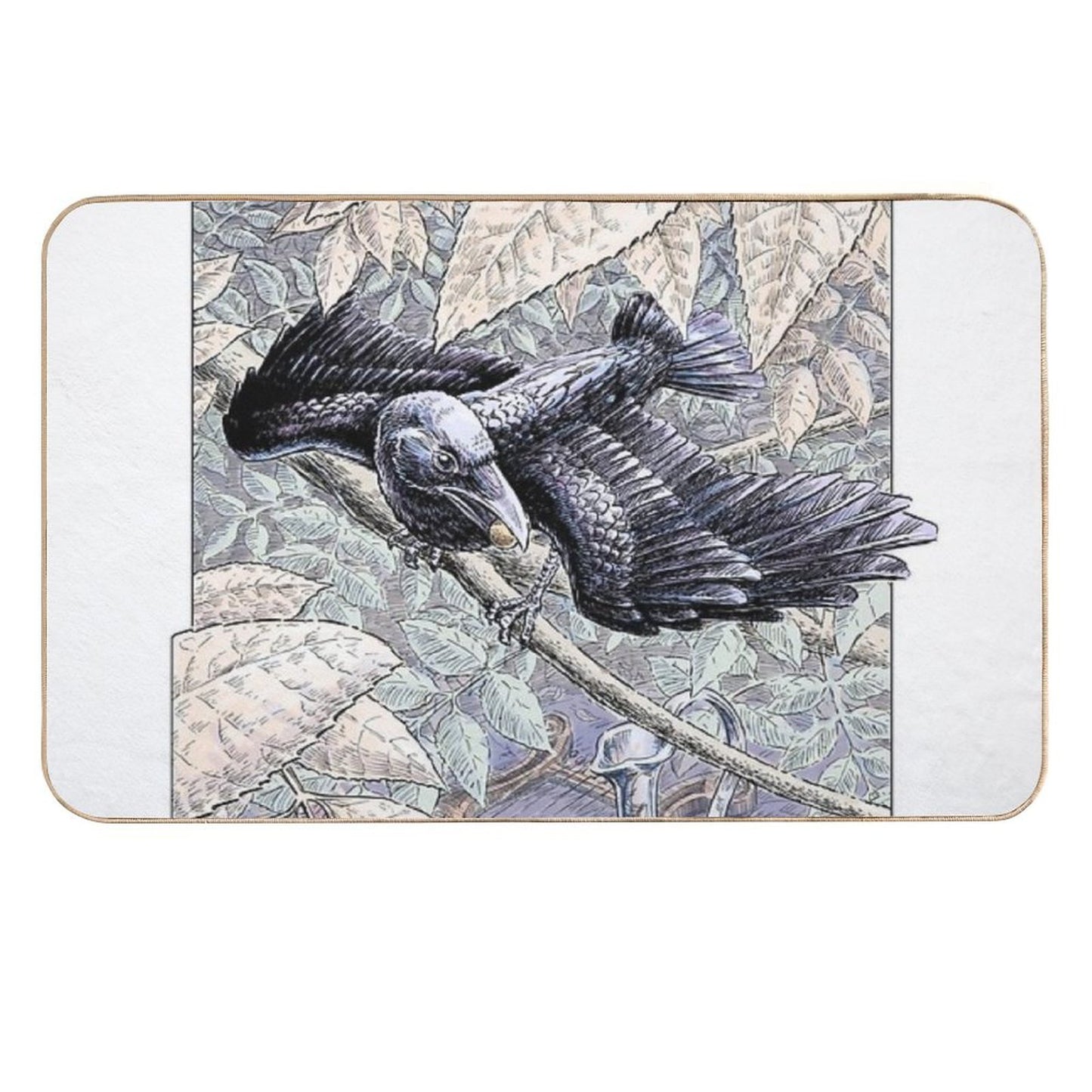 The Crow And The Pitcher Multi-Purpose Bath Mat