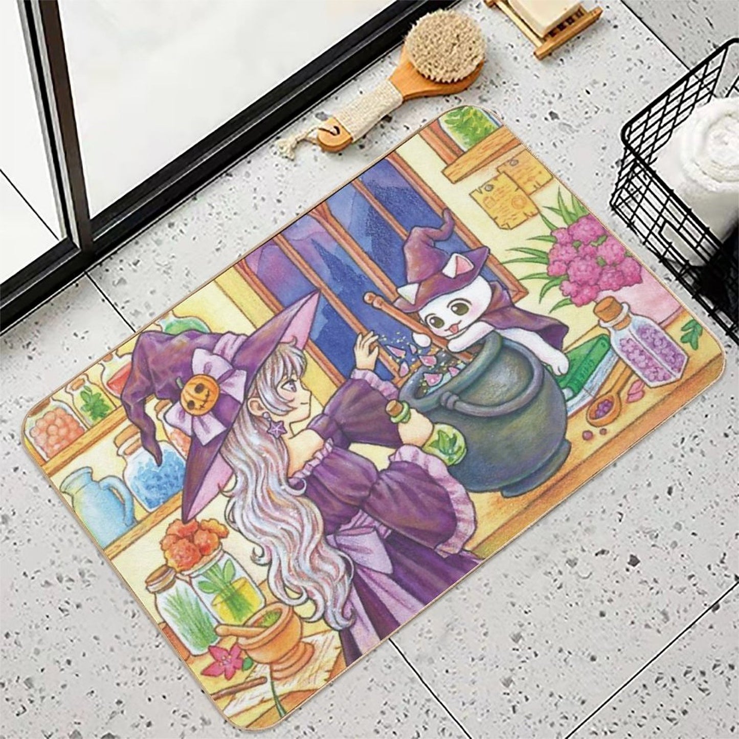 The Witch's Herbal Shop Rapid-Drying Bath Mat