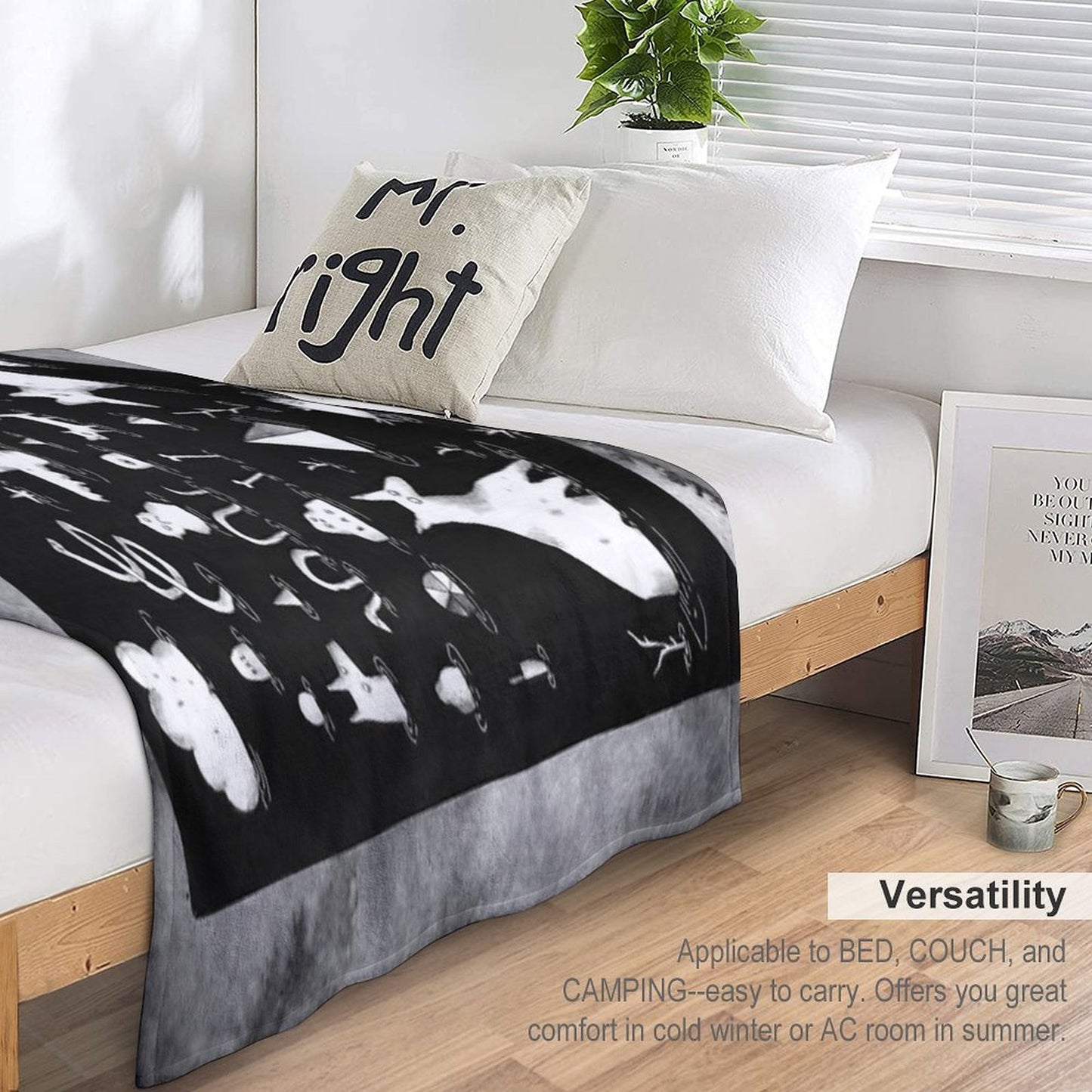 Celebrating The End Together in The Good Time Swamp Travel-friendly Throw Blanket