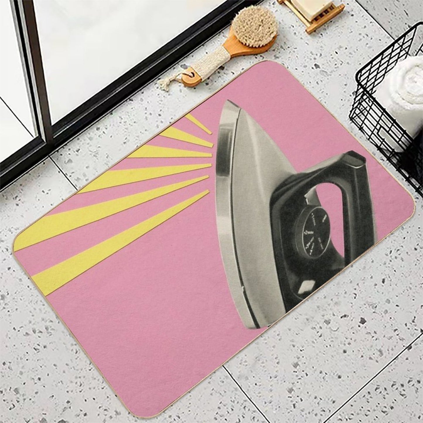 The Art of Ironing Stain-Proof Bath Mat