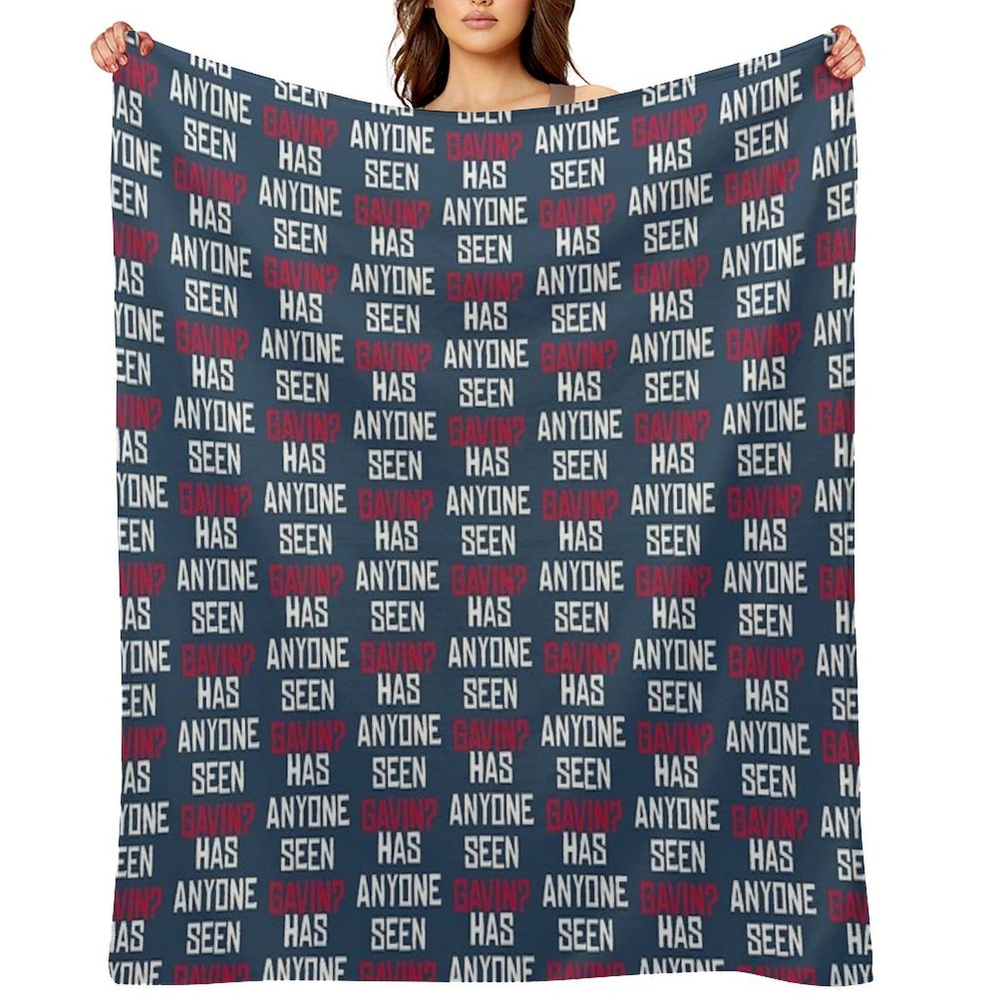 Has Anyone Seen Gavin Machine-washable Throw Blanket