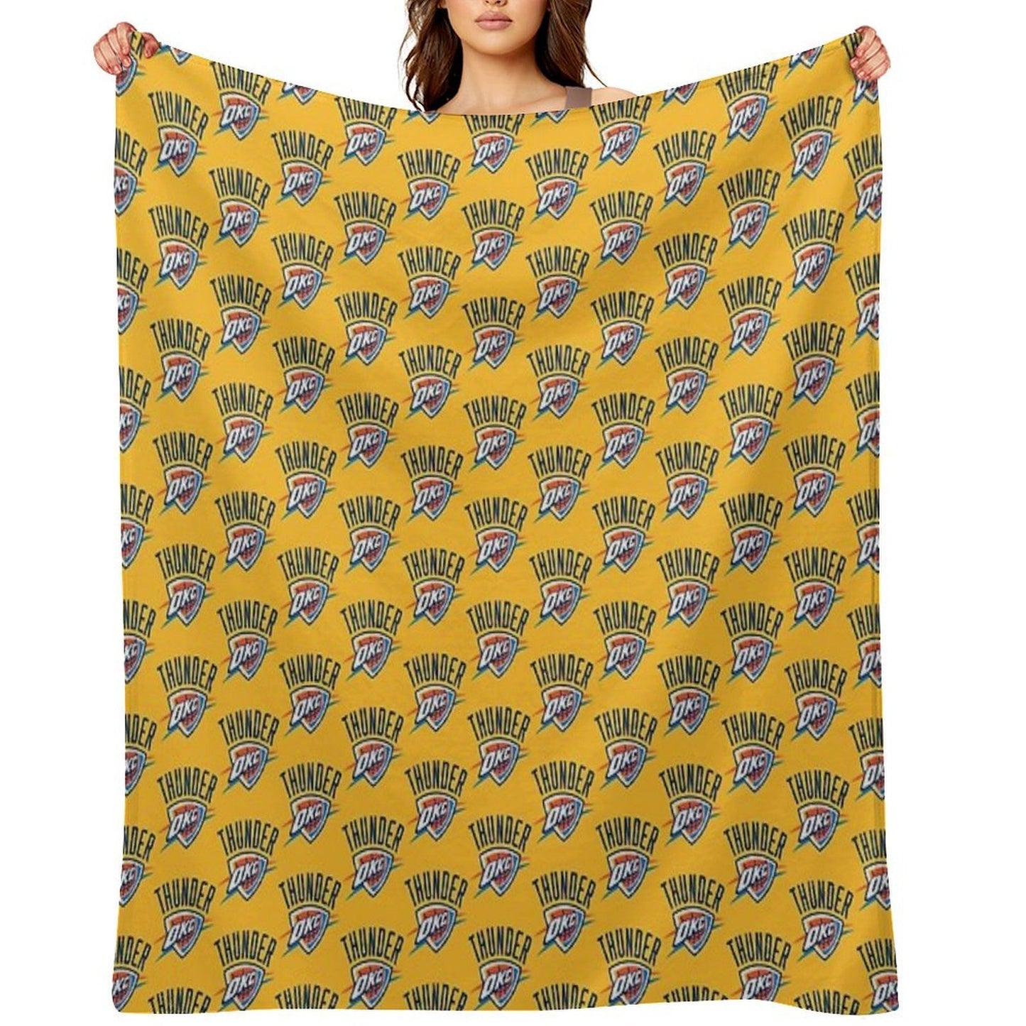 City-Thunder-icon Machine-washable Throw Blanket