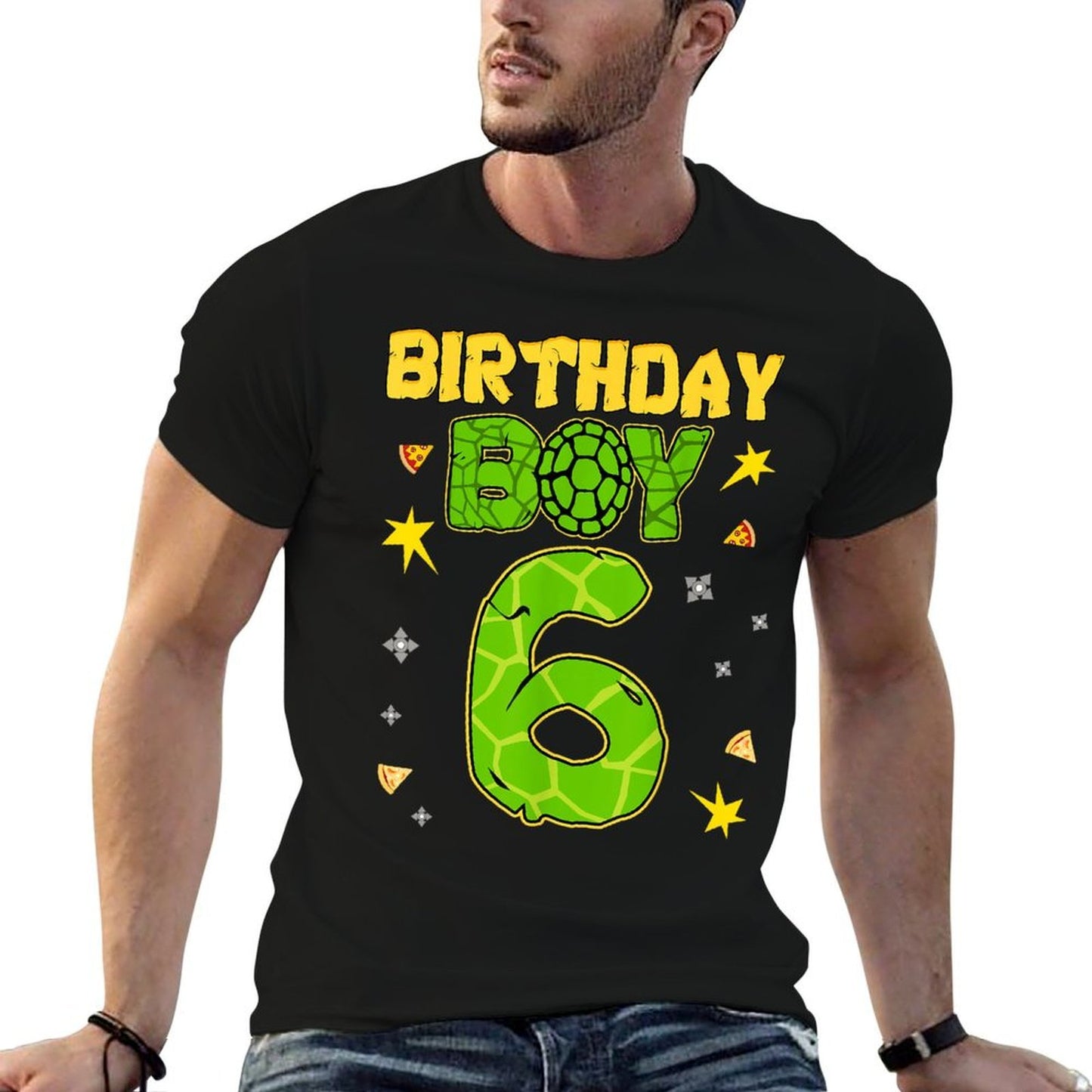 Birthday Boy 6th Matching Turtle Party Funny Birthday Classic T-Shirt