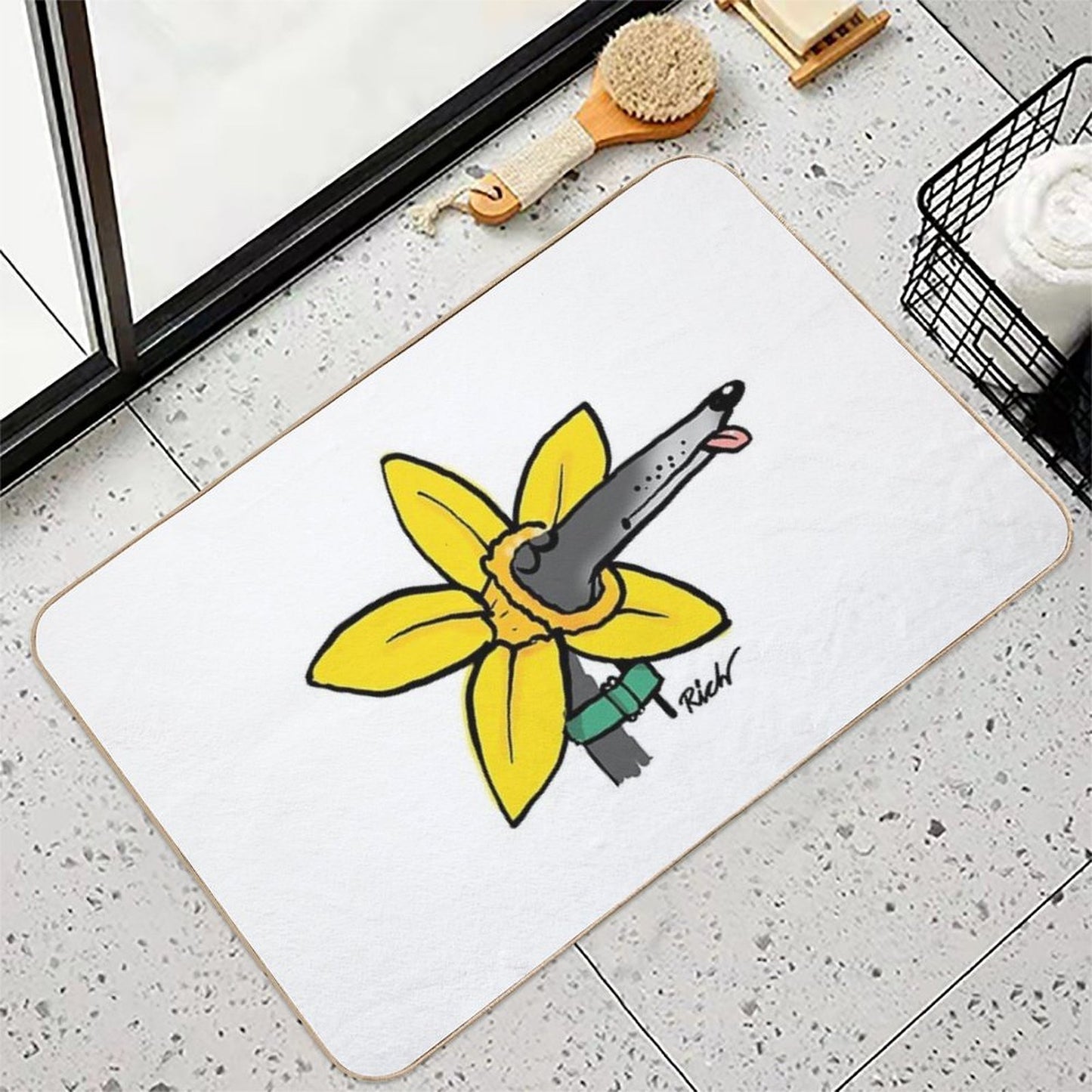 Derpodil Easy Maintenance Bath Mat
