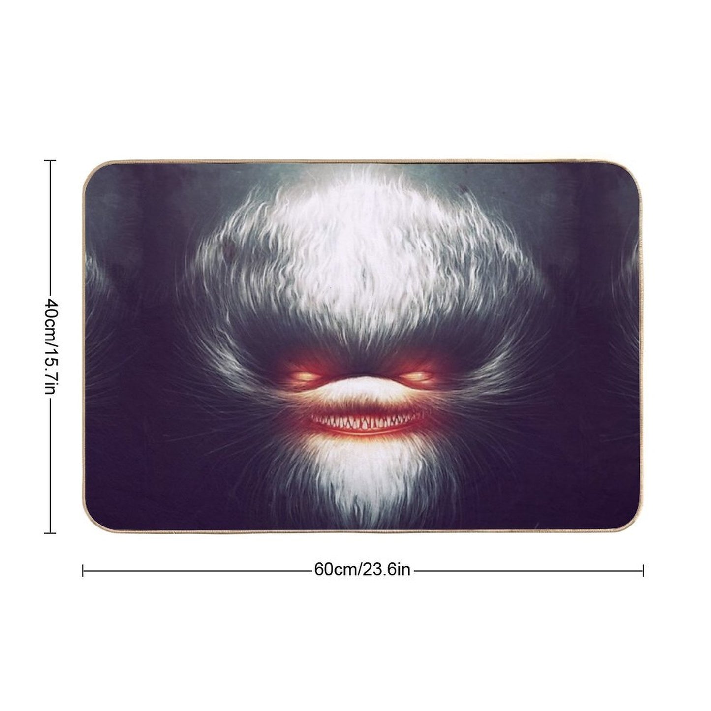 Furry Smile Long-Lasting Bath Mat