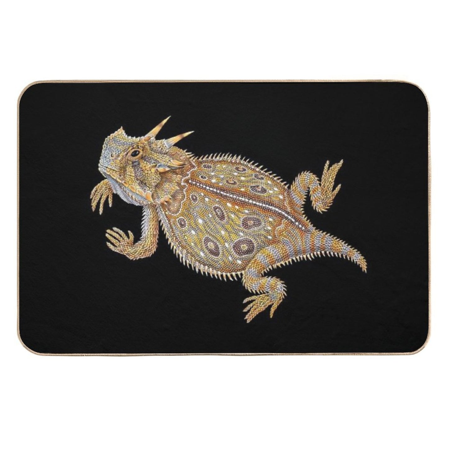 Horned Lizard High-Traffic Bath Mat
