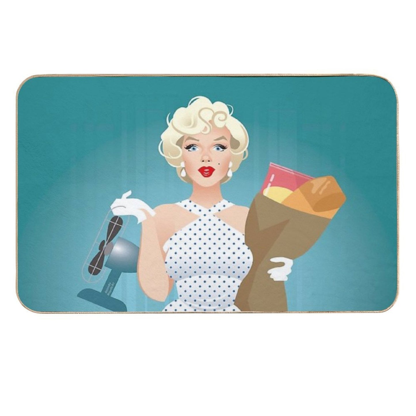 The Girl Absorbent Bath Mat