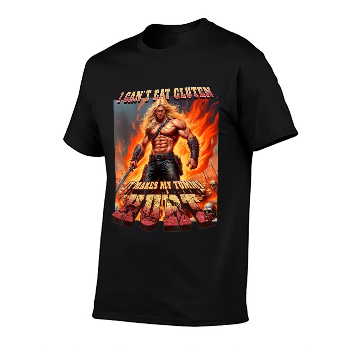 I Cant Eat Gluten, Oddly Specific Cursed Meme Comfortable T-Shirt