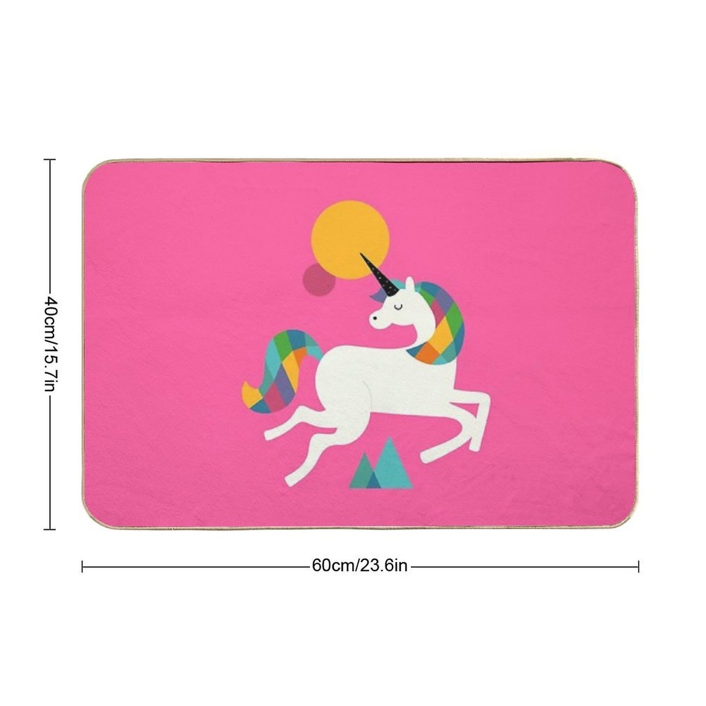 To Be A Unicorn Non-Slip Bath Mat