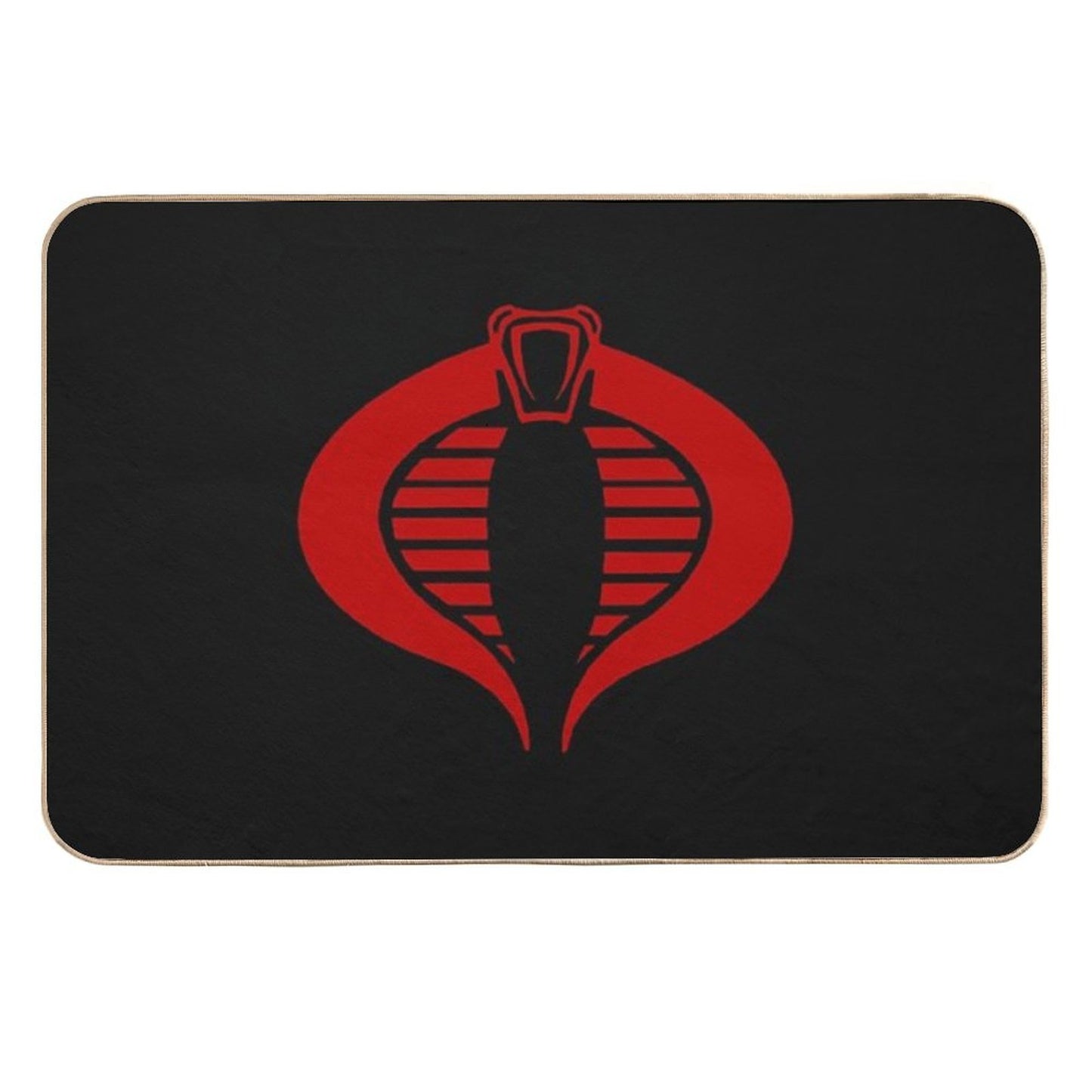 Gi Joe Cobra Enemy Logo Repositionable Bath Mat