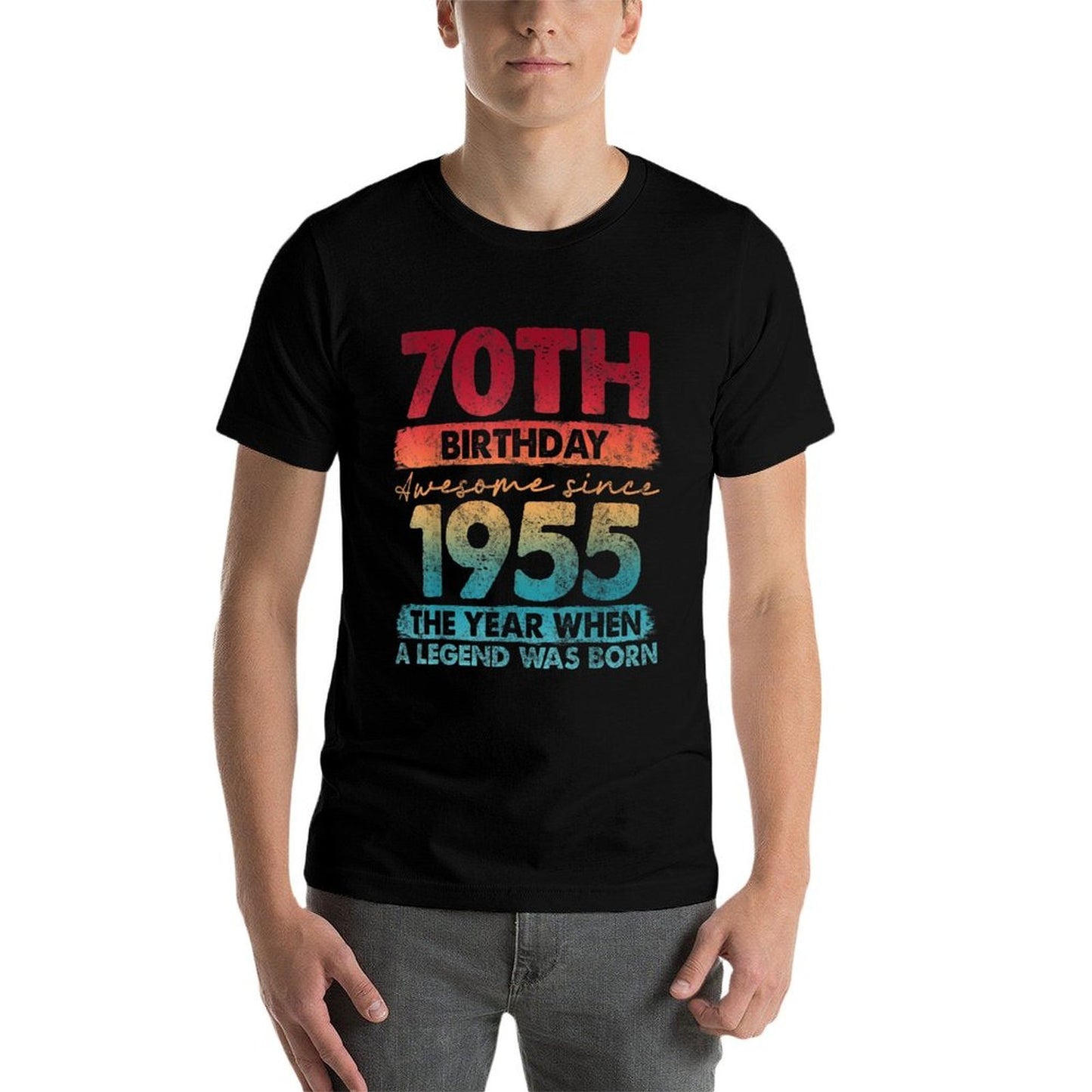 70 Year Old Gifts Vintage 1955 Limited Edition 70th Birthday Versatile T-Shirt