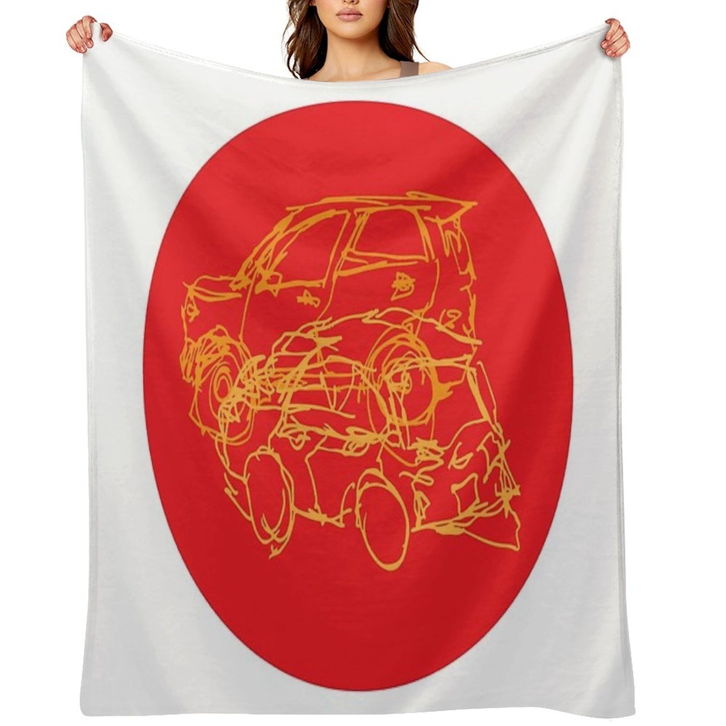 Clark Car Scratch Quick-dry Throw Blanket