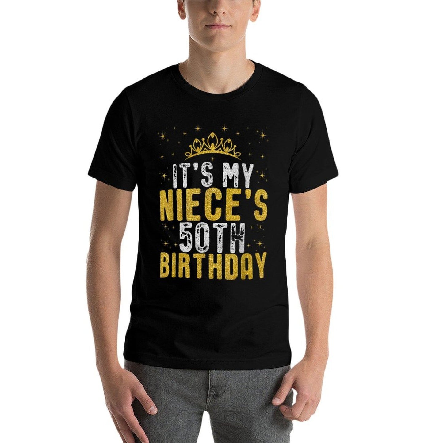 Happy It's My Niece's 50th Birthday 1975 50 Years Old Lightweight T-Shirt