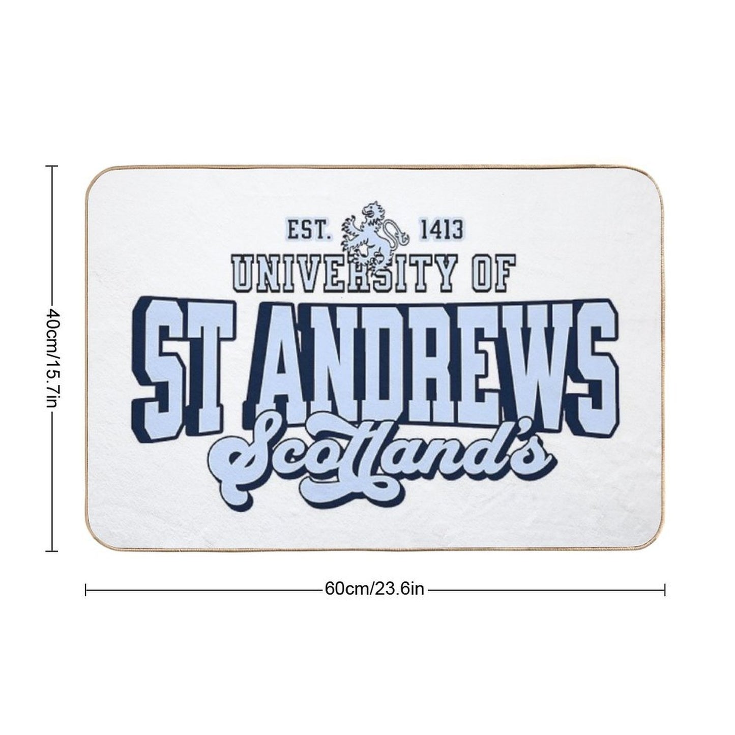 St- Andrews Univerdity High-Traffic Bath Mat