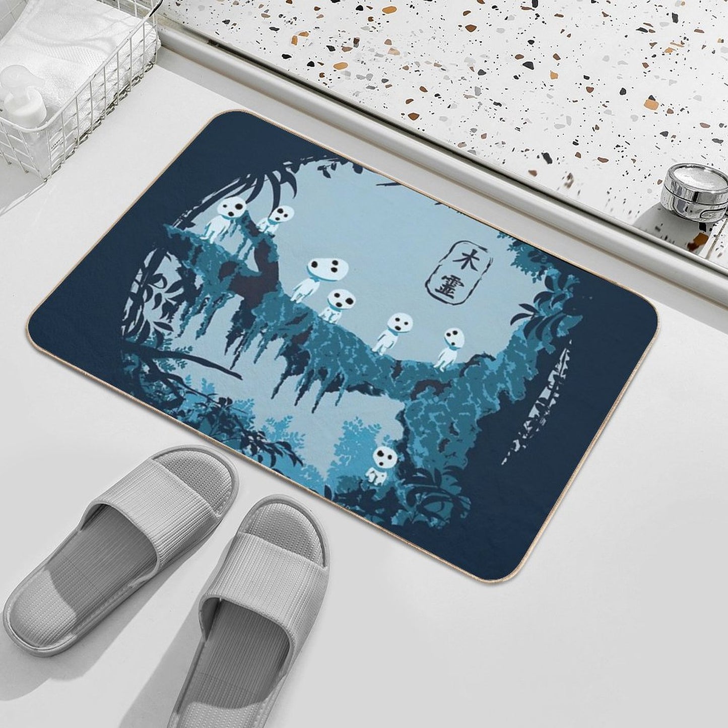 Kodama Studio Ghibli Multi-Purpose Bath Mat