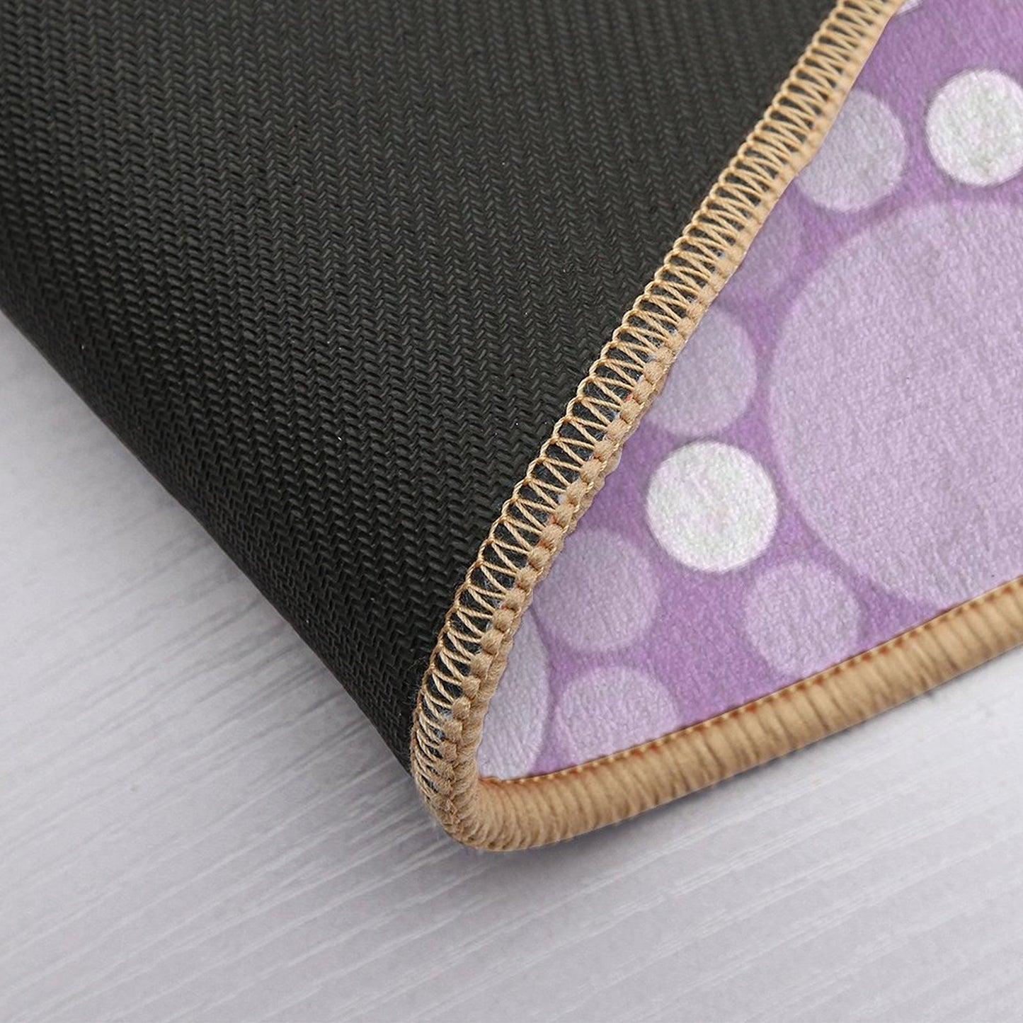Big Little Dots Purple Monochromatic Repositionable Bath Mat