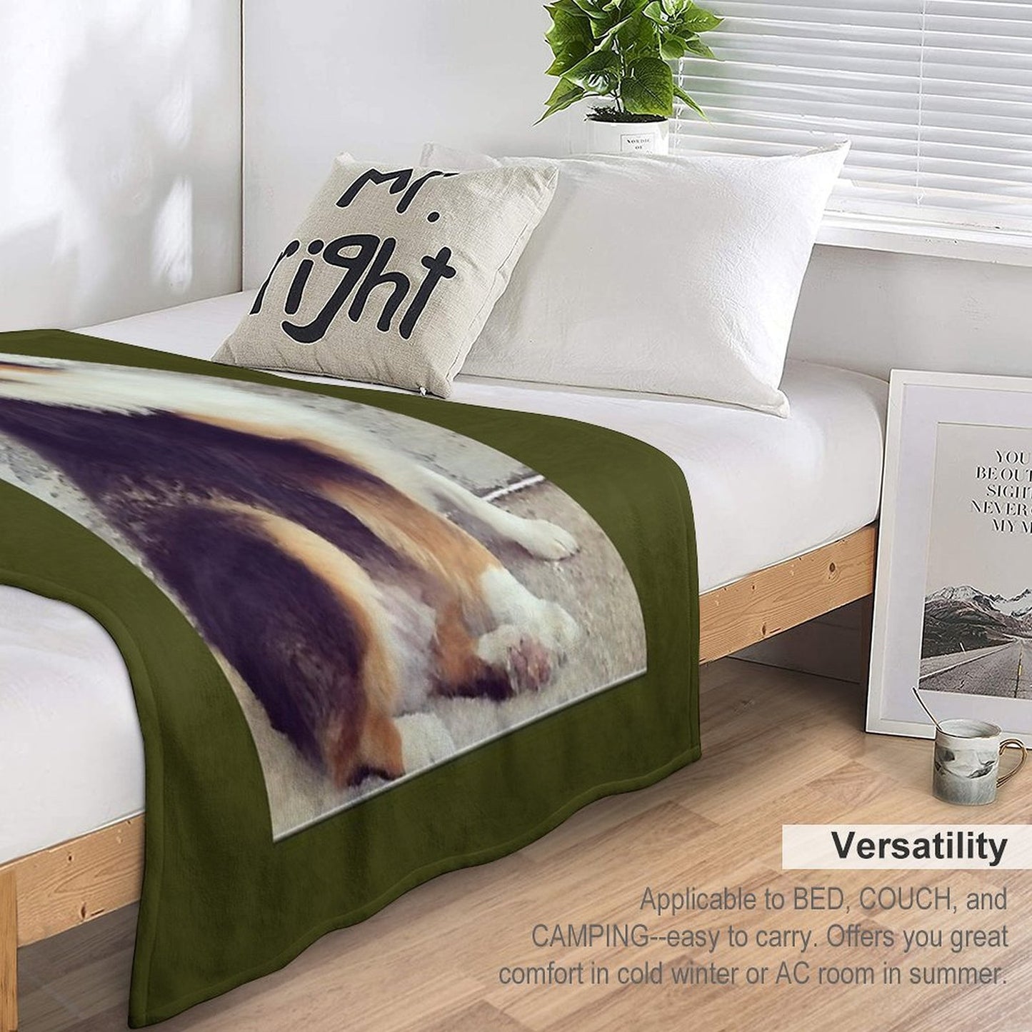 Aussie - Australian Shepherd by Iritof Gift-ready Throw Blanket
