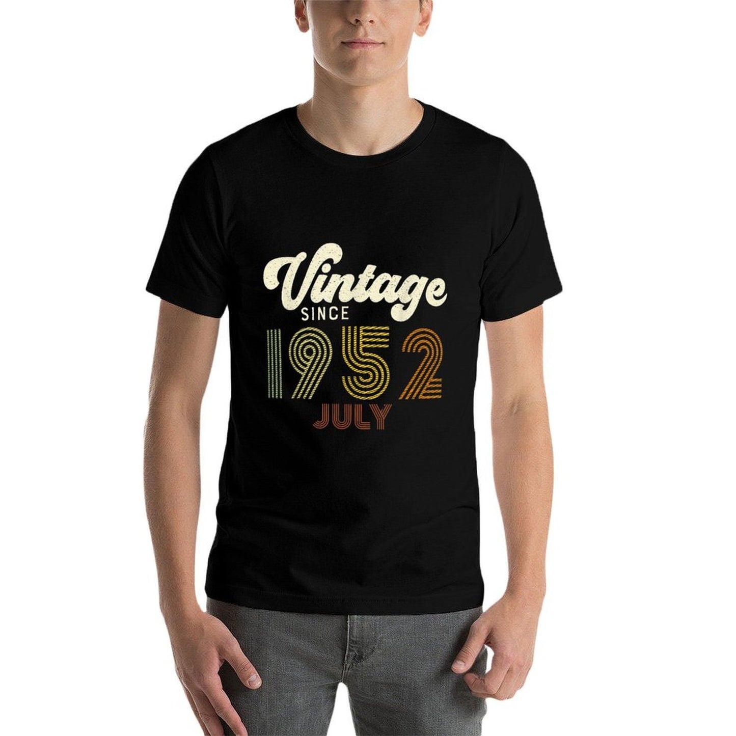 Vintage Since July 1952 Retro 70th Birthday Eco-friendly Material T-Shirt