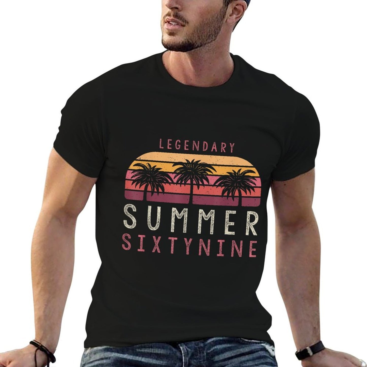 50th Birthday T Summer of 69 Gift Mom Daddy Breathable T-Shirt