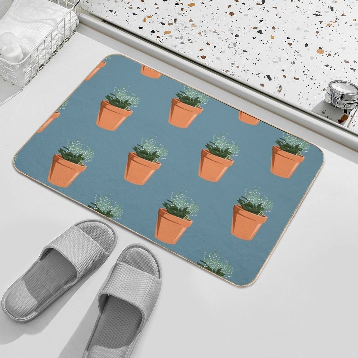 Lilly of The Valley Eco-Friendly Bath Mat