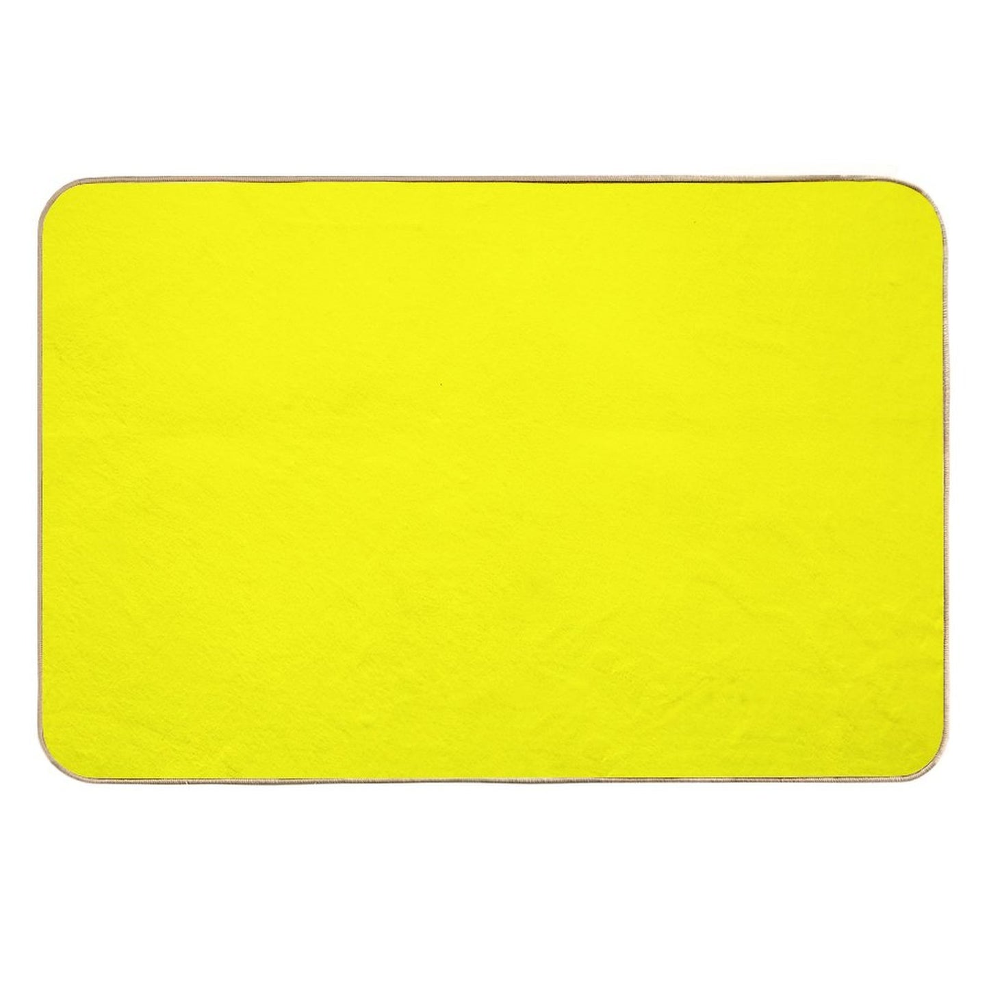 Neon Yellow Absorbent Bath Mat