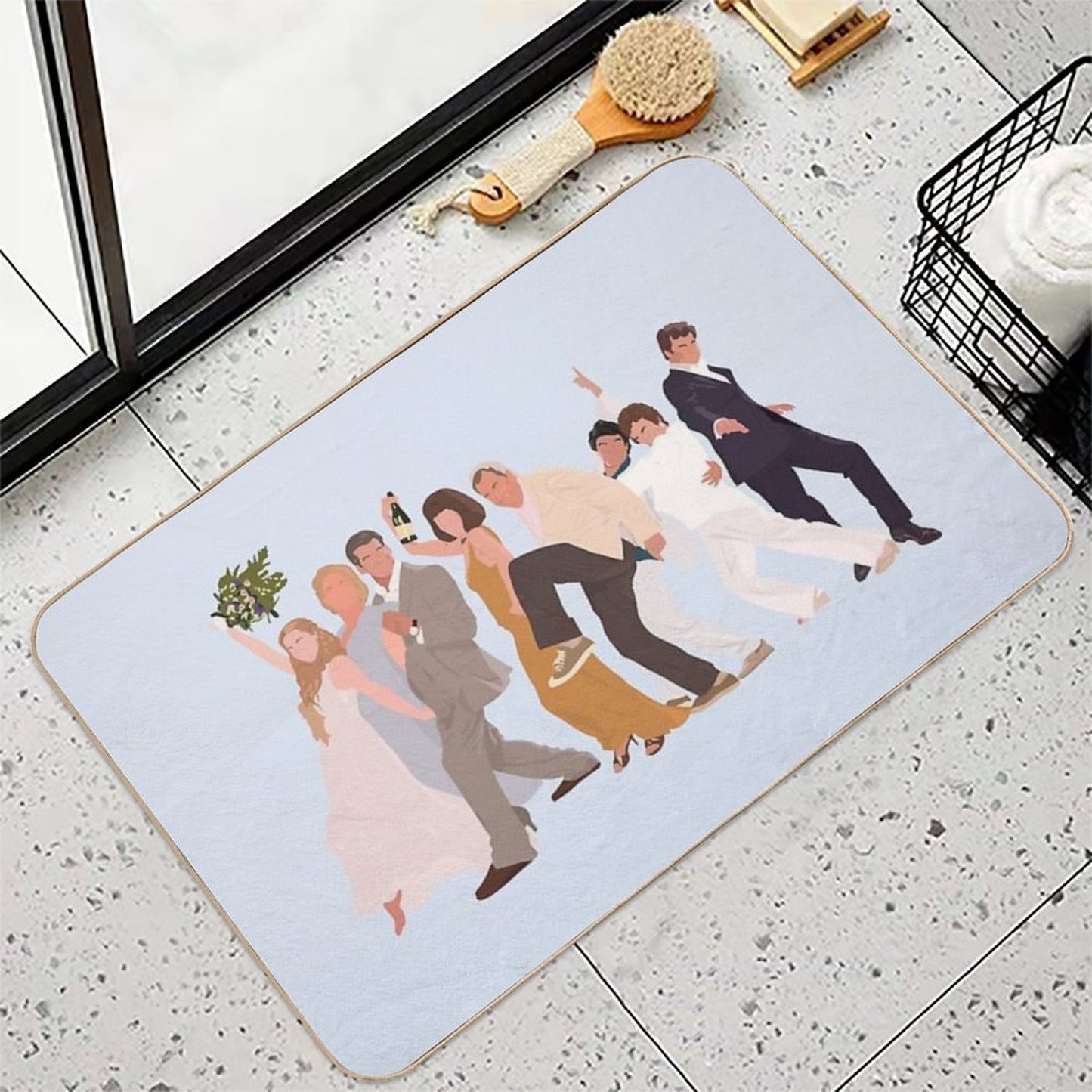 Mamma Mia Rapid-Drying Bath Mat