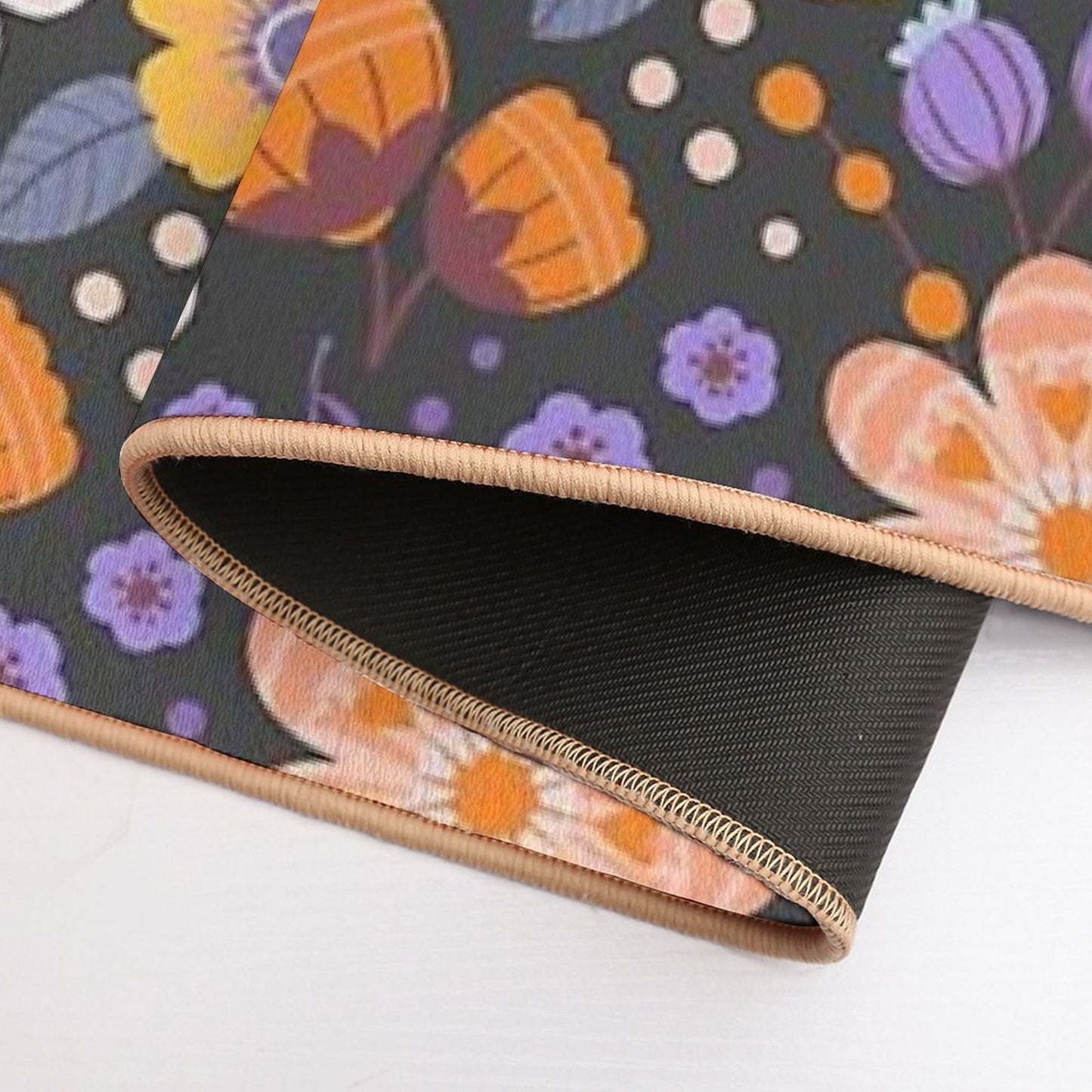 Floral Charm Pet-Safe Bath Mat