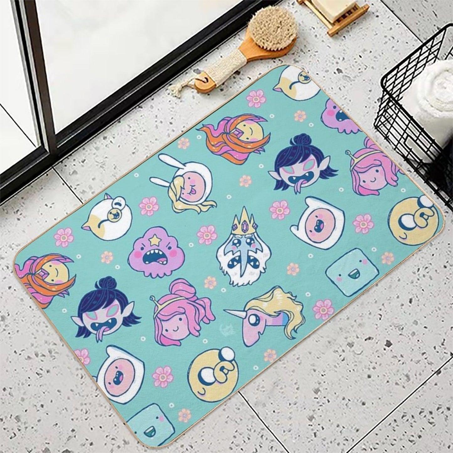 Adventure Time Friends 1 Easy To Clean Bath Mat