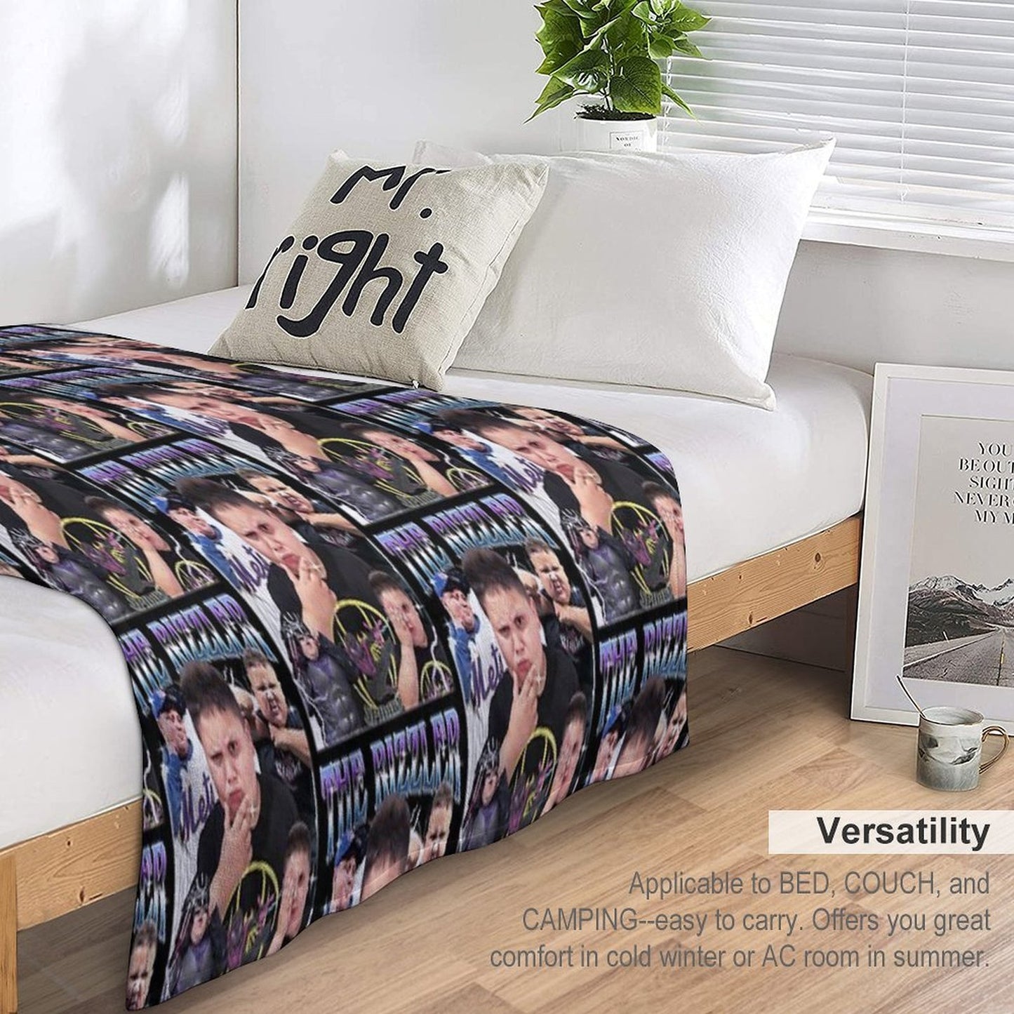 The Rizzler Vintage Comfort Throw Blanket
