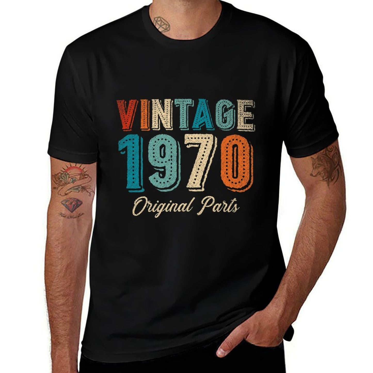 50th Birthday Tshirts For Men Women - Original Vintage 1970 Premium Versatile T-Shirt