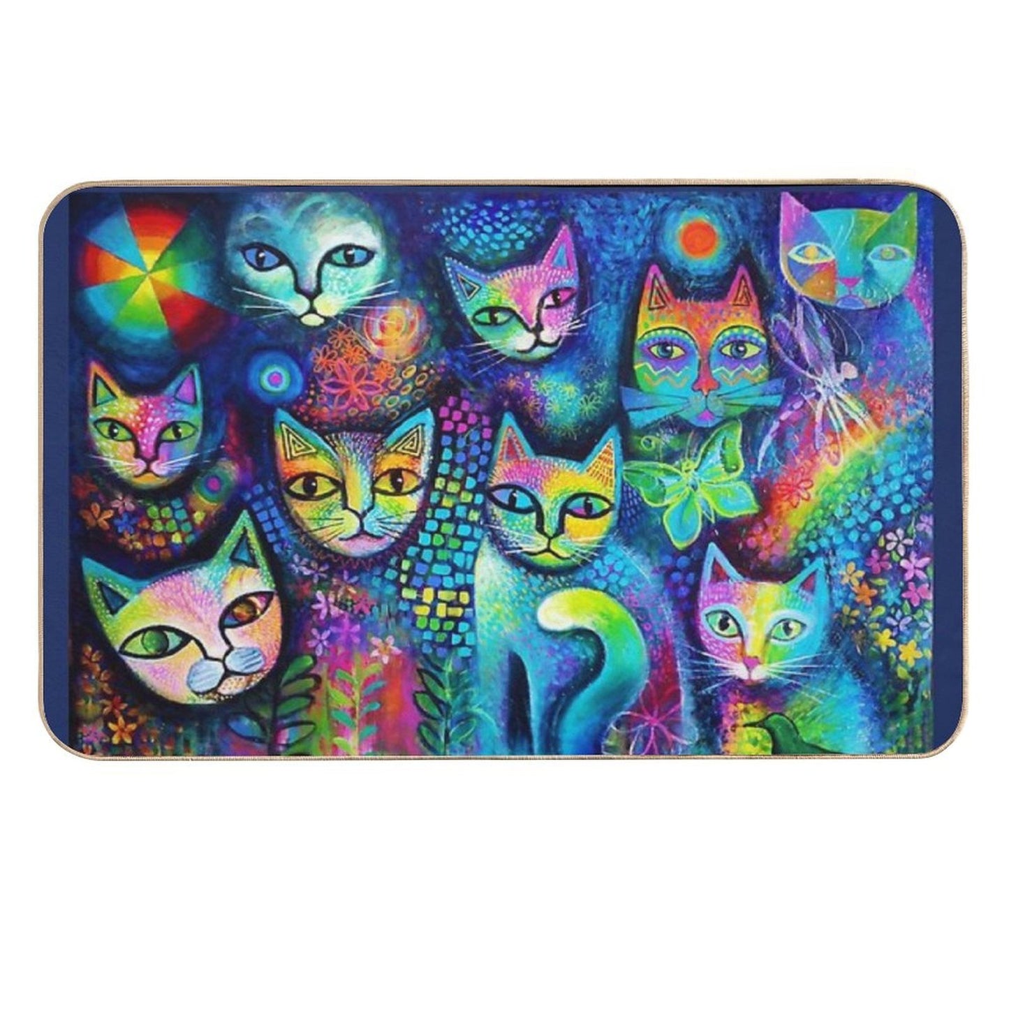 Magicats Fade-Resistant Bath Mat