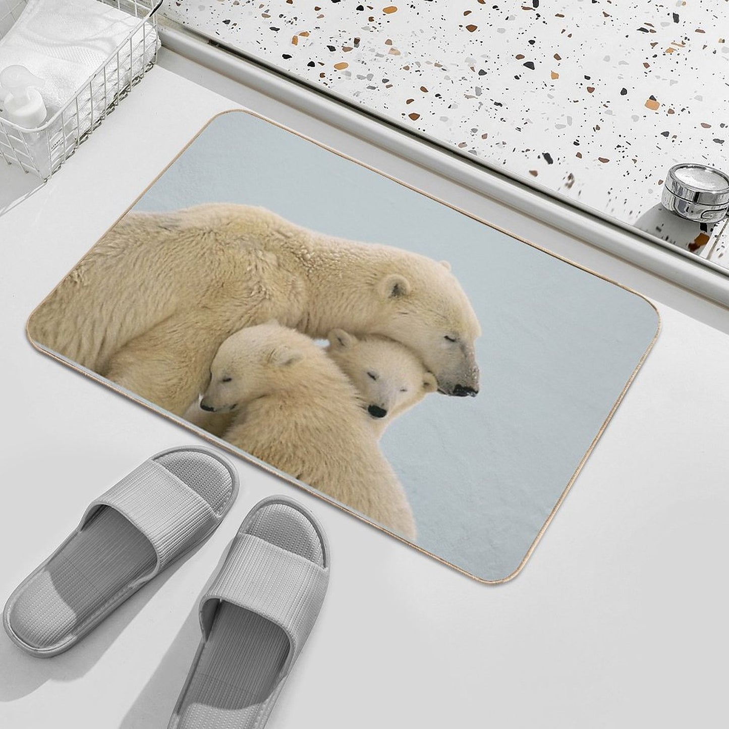 Polar Bear Eco-Friendly Bath Mat