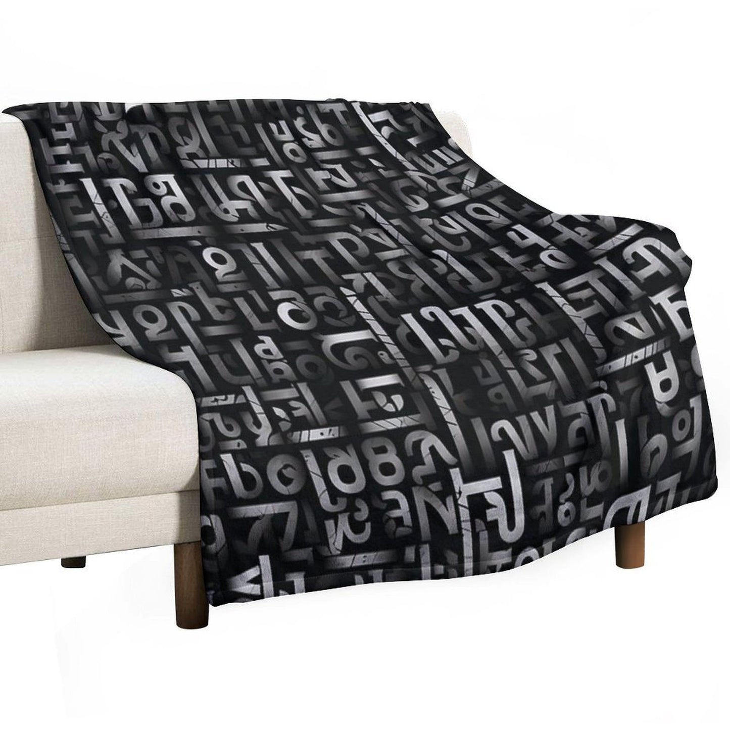 Beautiful Digital Art Pattern Gift-ready Throw Blanket