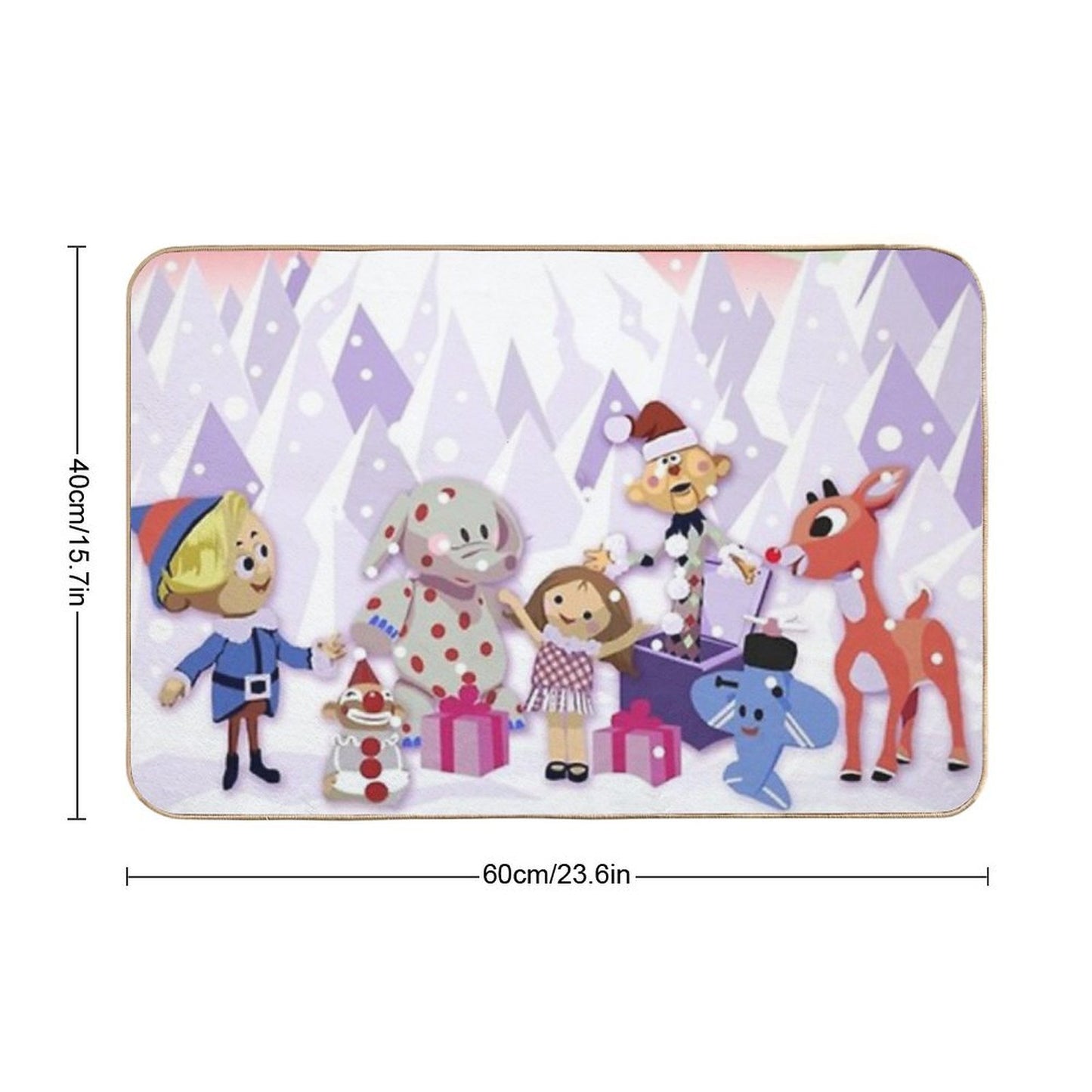 Island of Misfit Toys Easy To Clean Bath Mat