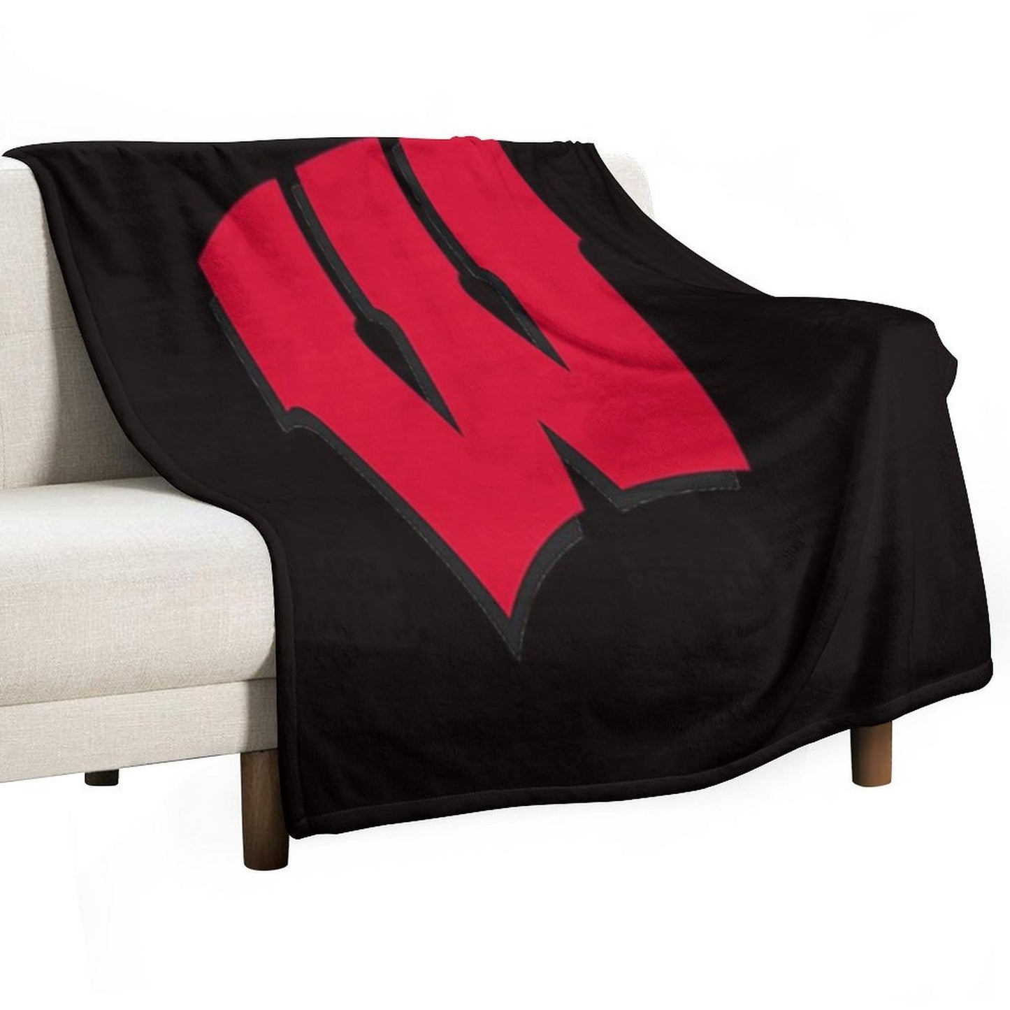 University of Wisconsin Machine-washable Throw Blanket